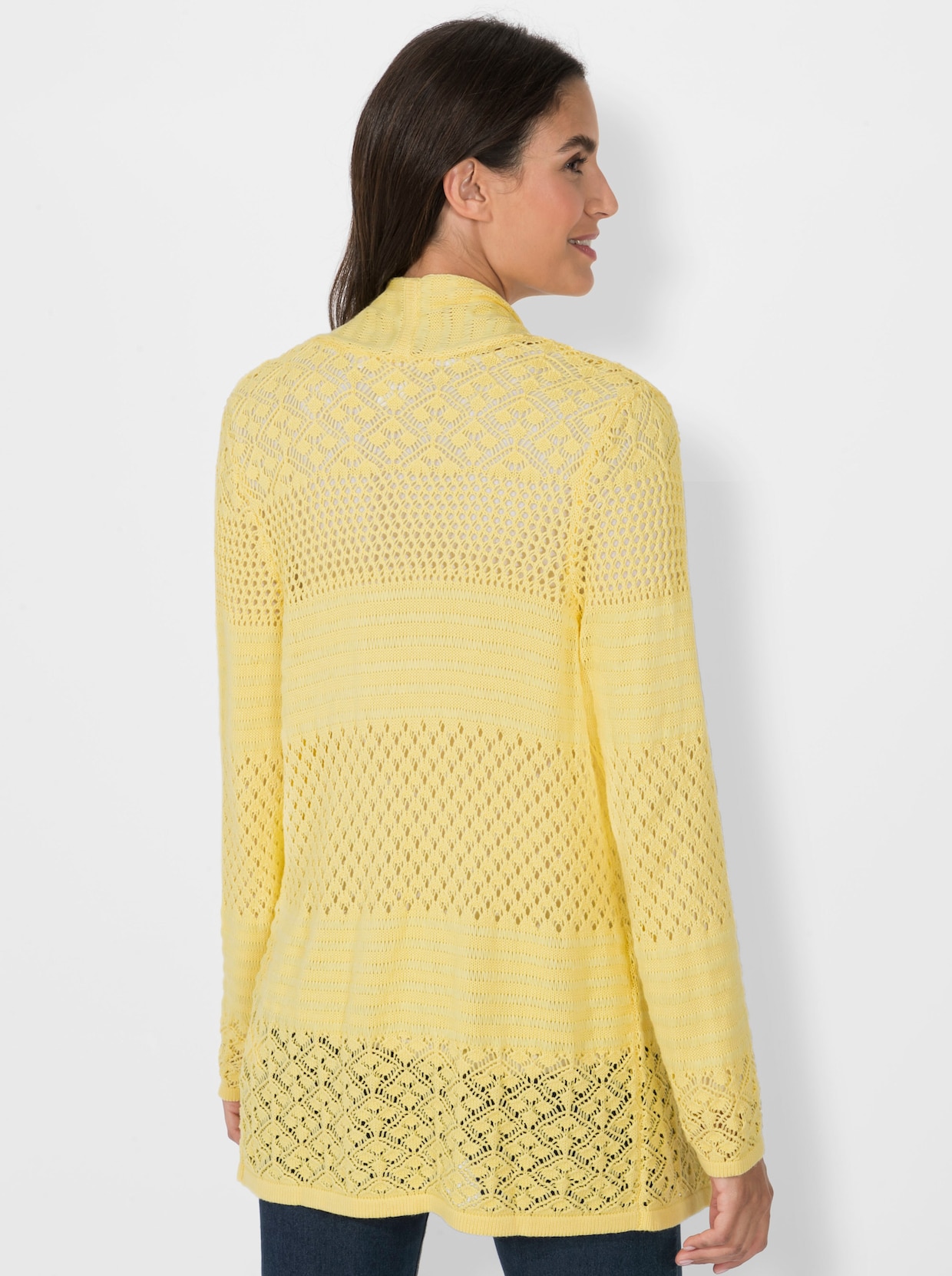 Veste en tricot - citron