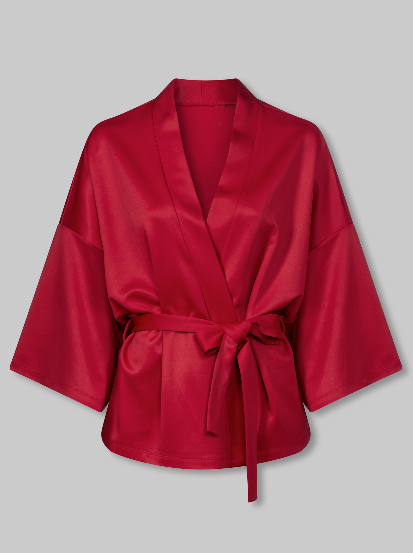 heine Shirtjacke im Kimono-Look - rot
