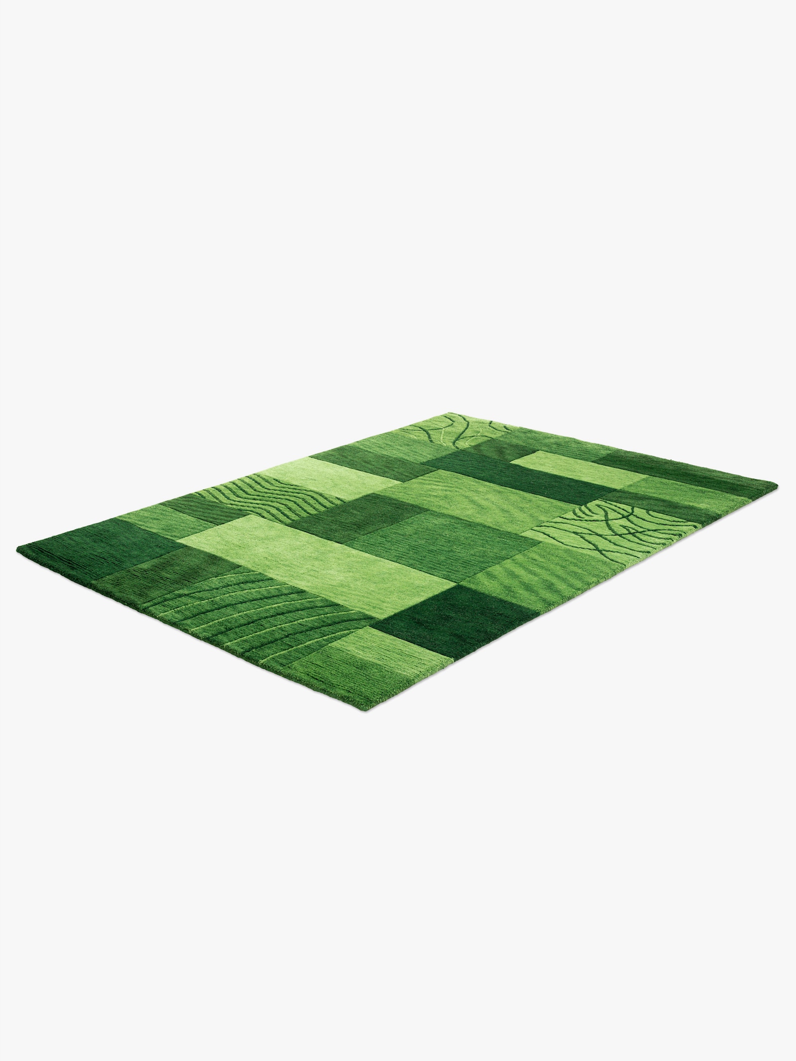 Theko Teppich - grün
