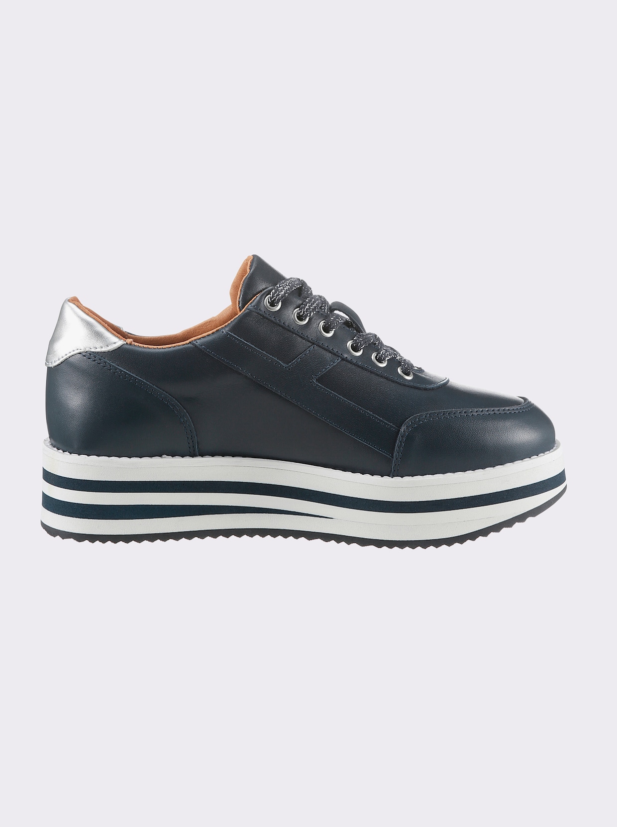 heine Sneaker - marine/wit