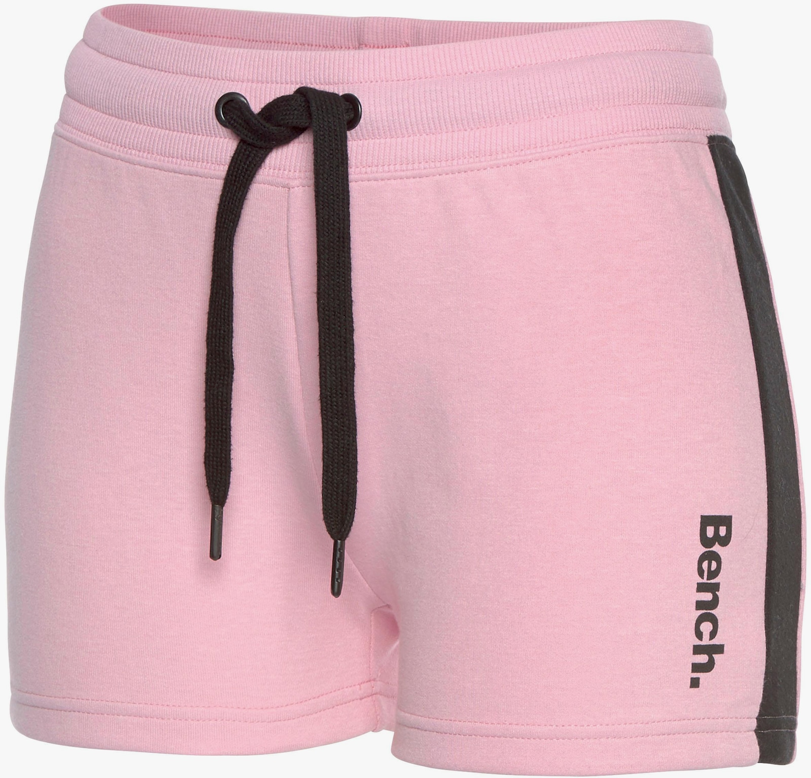Bench. Loungewear Relaxshorts - rosa-schwarz