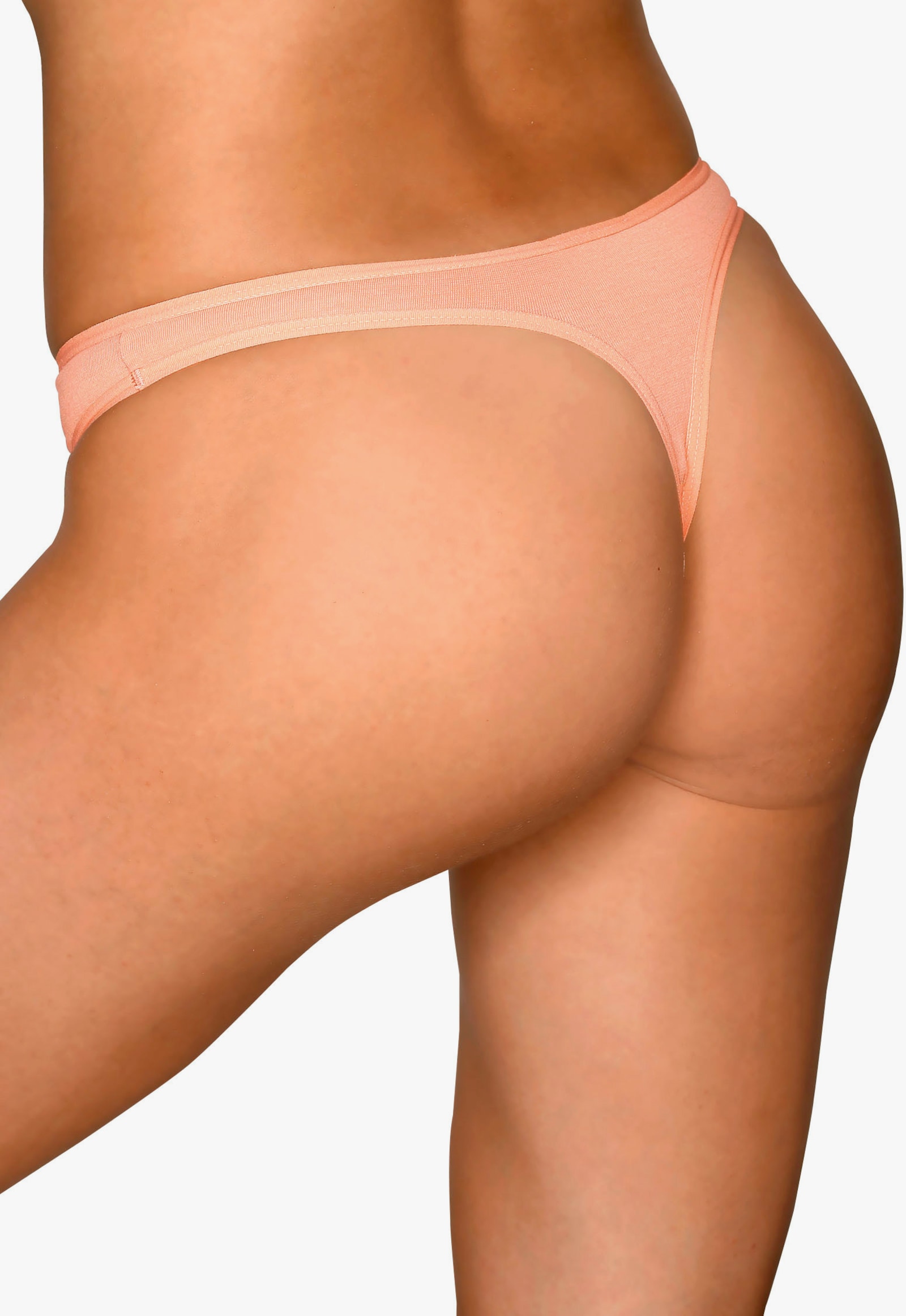 petite fleur String - beige, noir