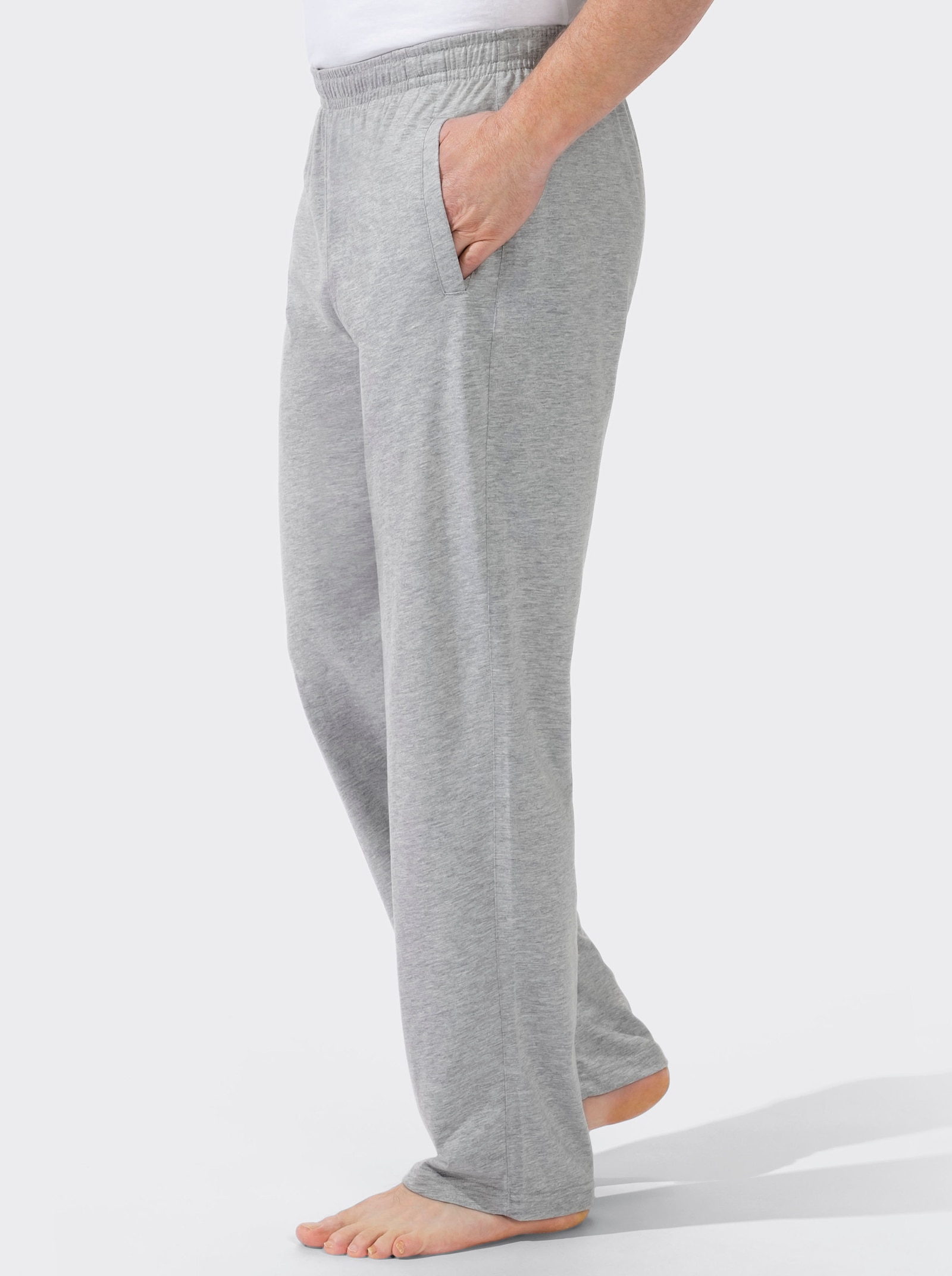 Catamaran Sports Freizeithose mit Dehnbund - schwarz + grau-meliert