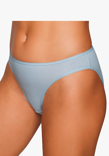 petite fleur Bikinislip - mix van blauw en apricot