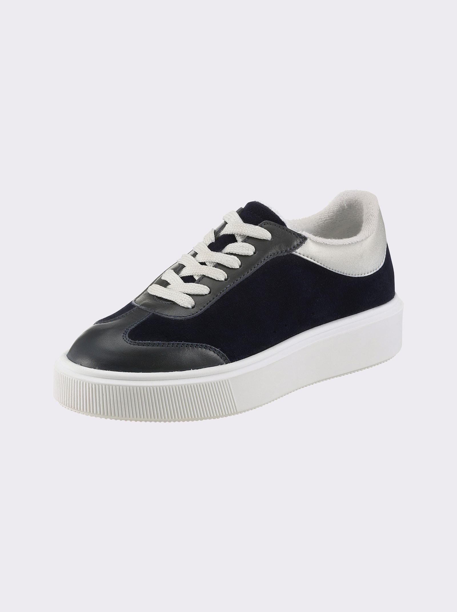 heine Sneaker - marine-silberfarben