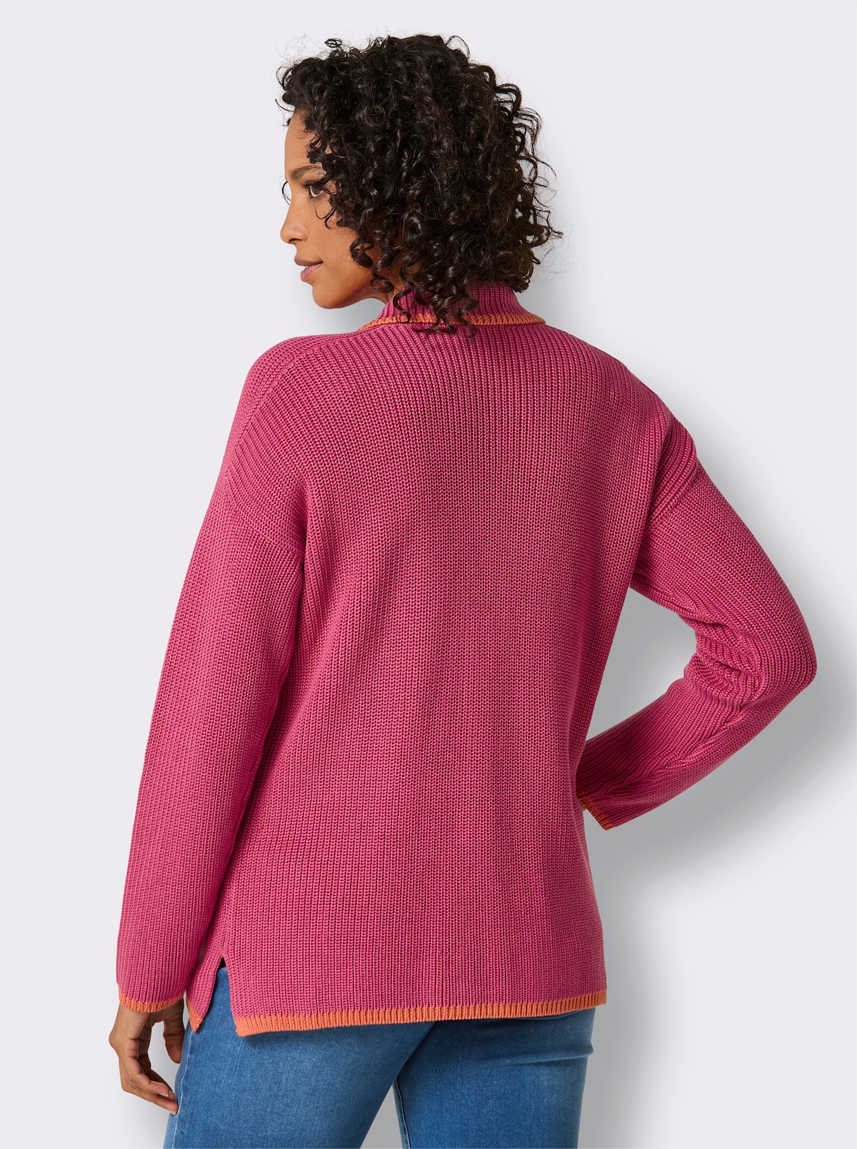 CREATION L PREMIUM Polopullover - fuchsia