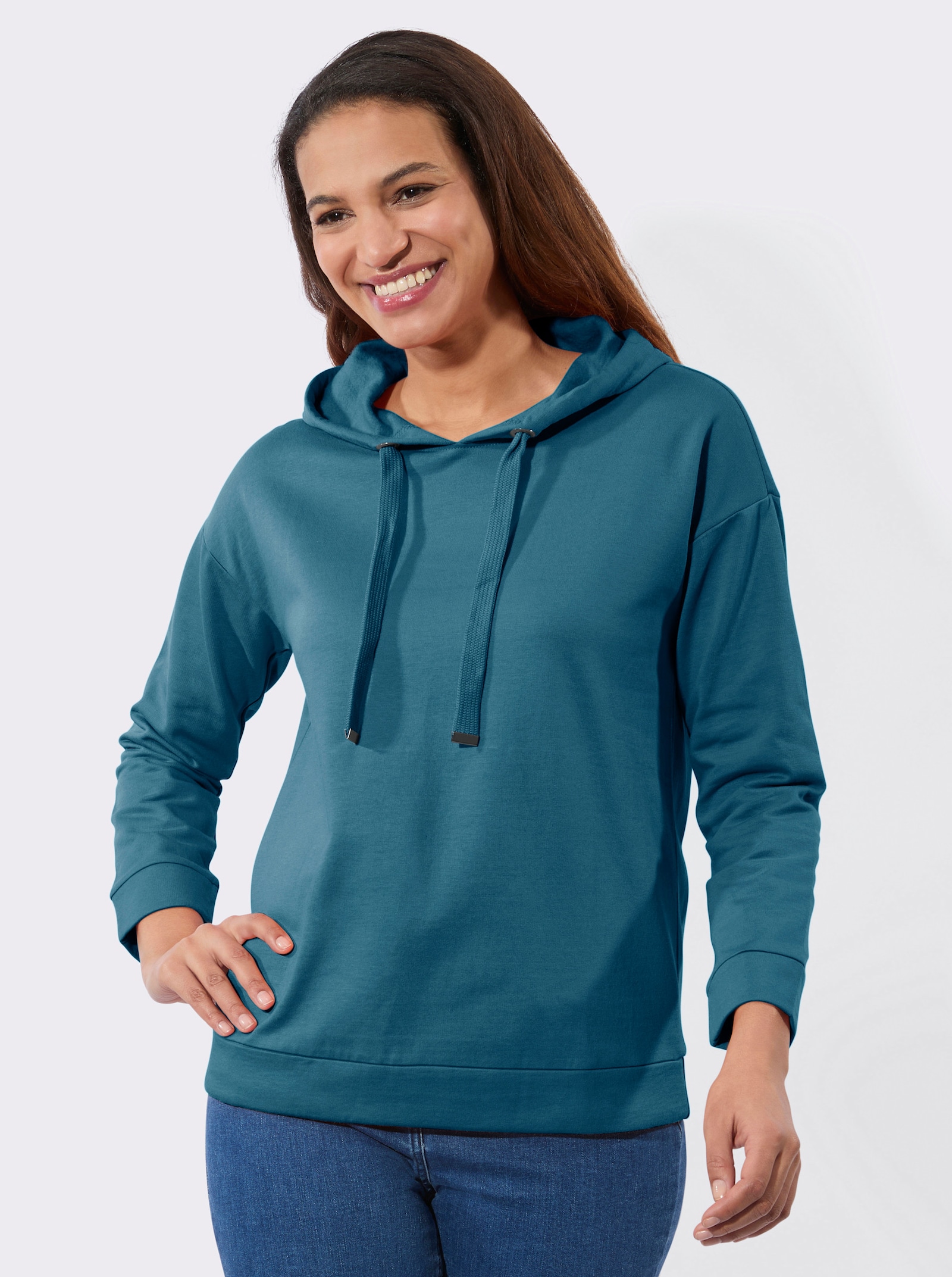 Sweatshirt mit Kapuze - topas