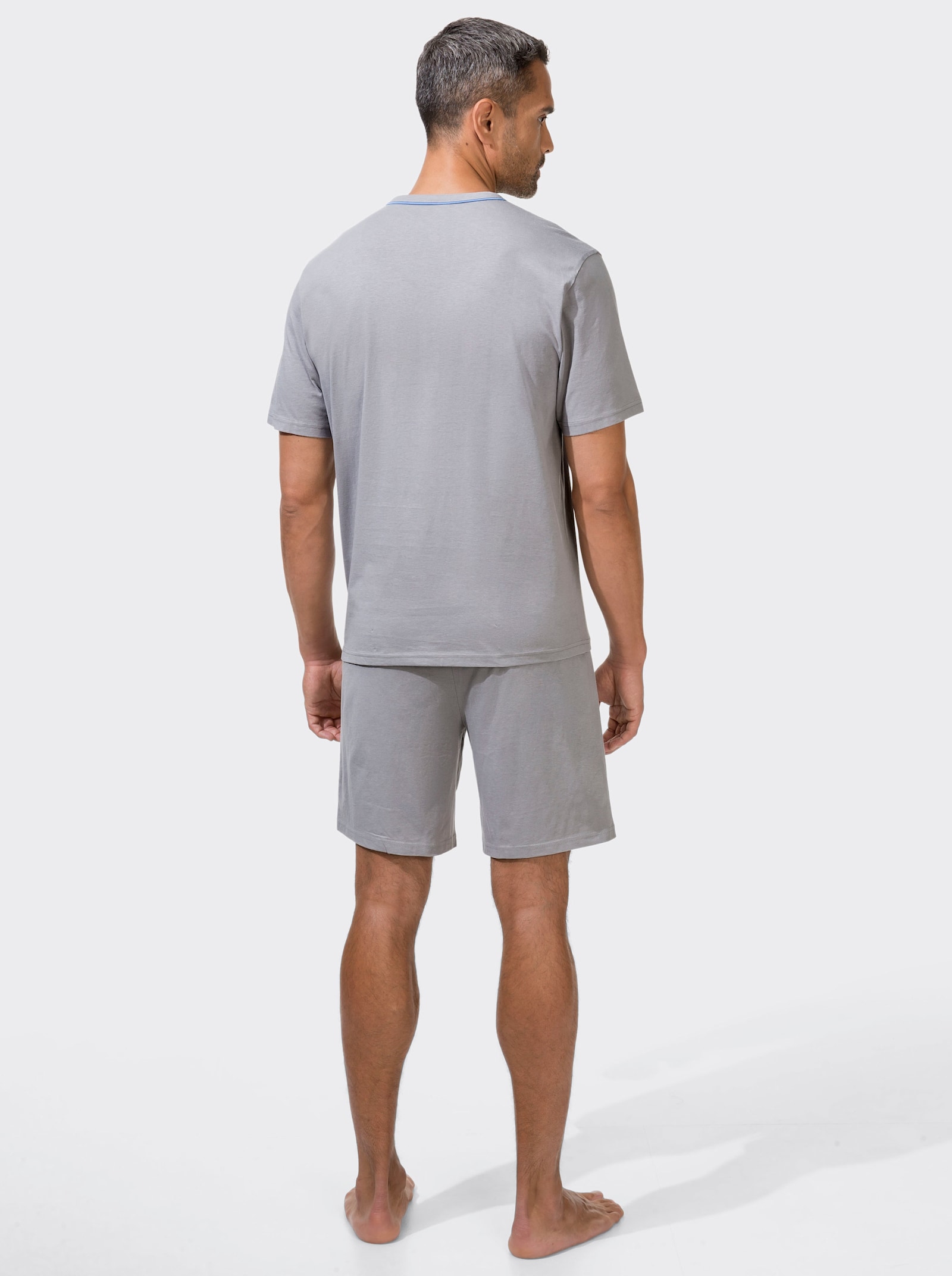 wäschepur men Shorty's - grijs + marine