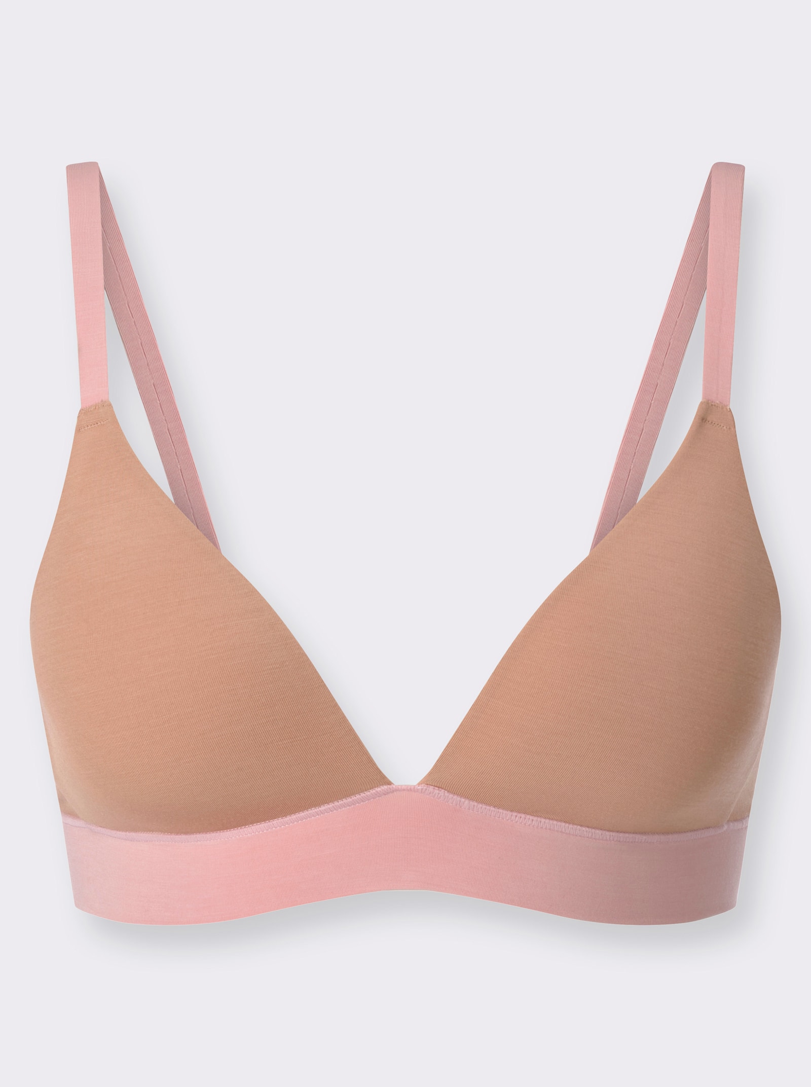 Naturana T-Shirt-BH ohne Bügel in Modal-Qualität - camel