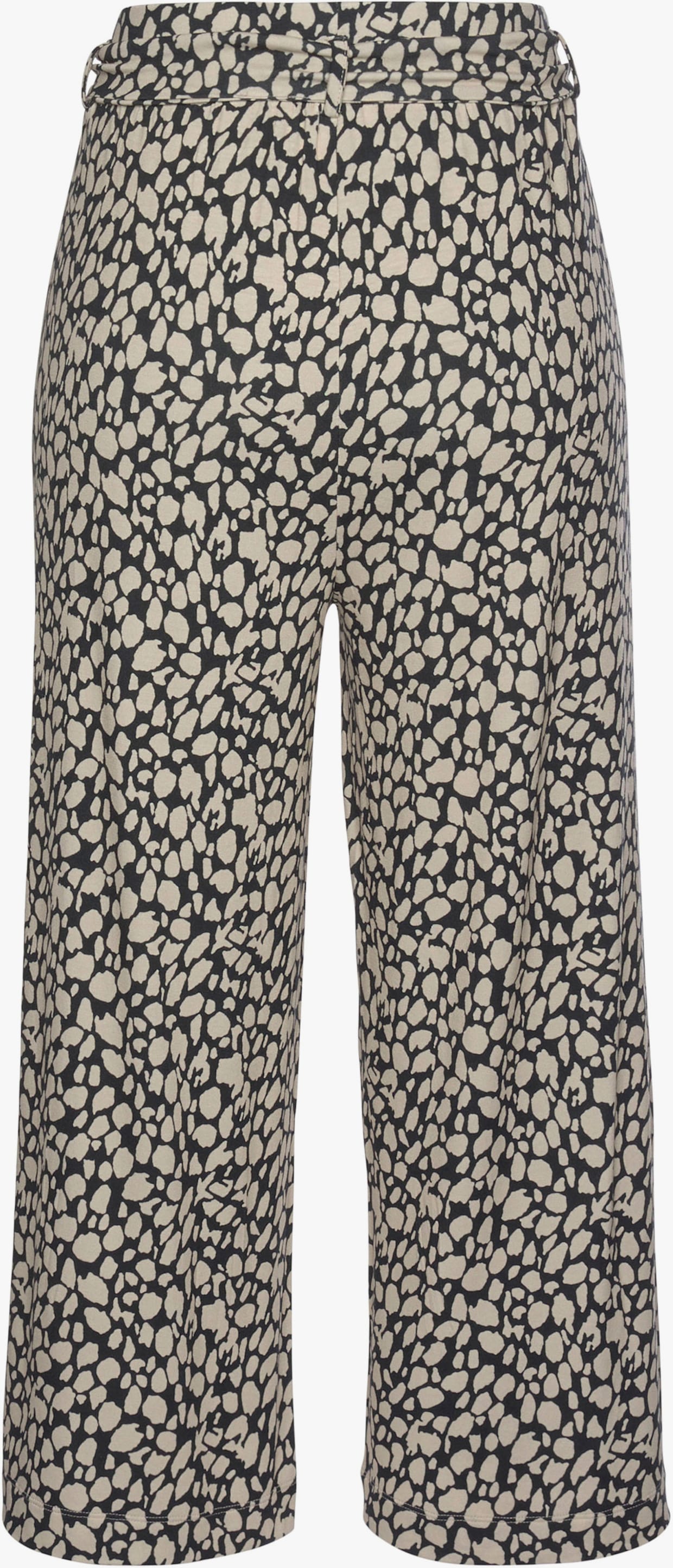 LASCANA Culotte - zwart/zand geprint