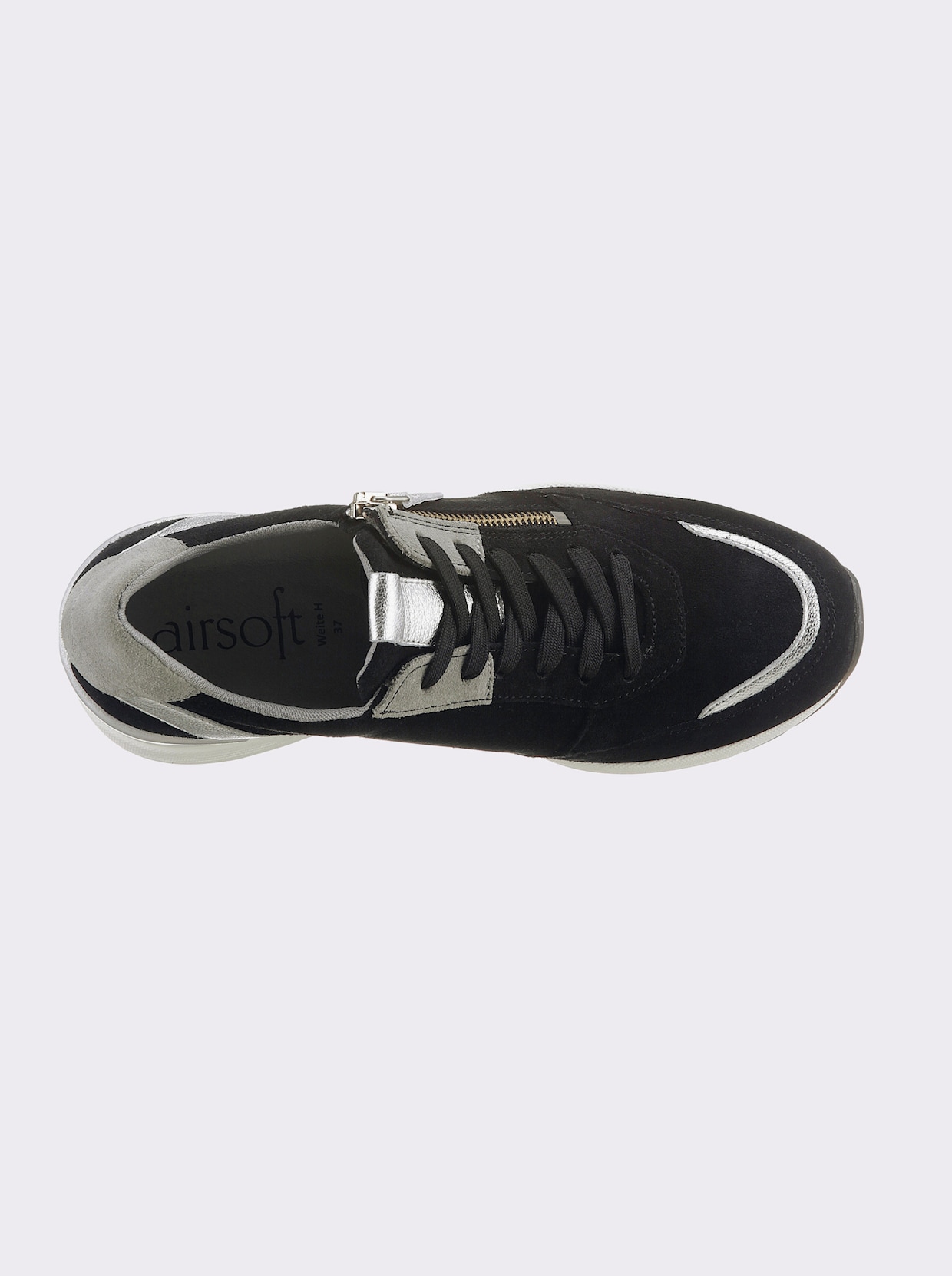 airsoft modern+ Sneaker - schwarz