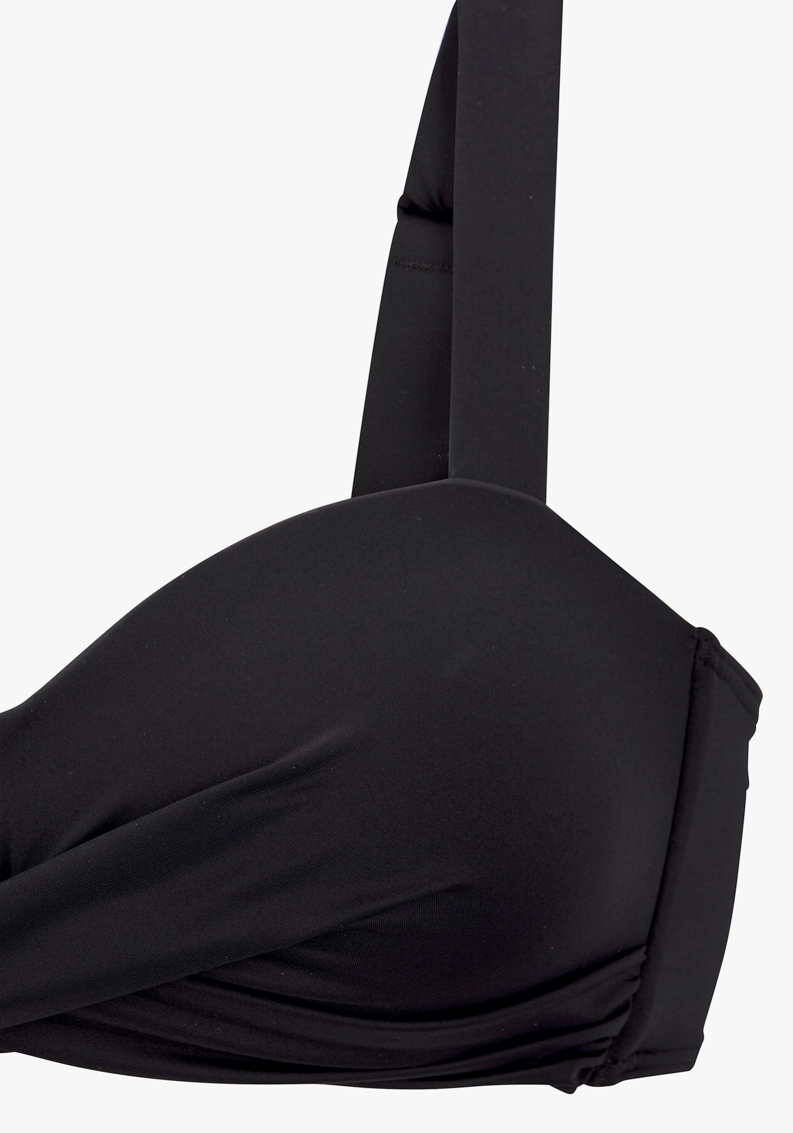 LASCANA Bikinitop met verstelbare bandjes - zwart