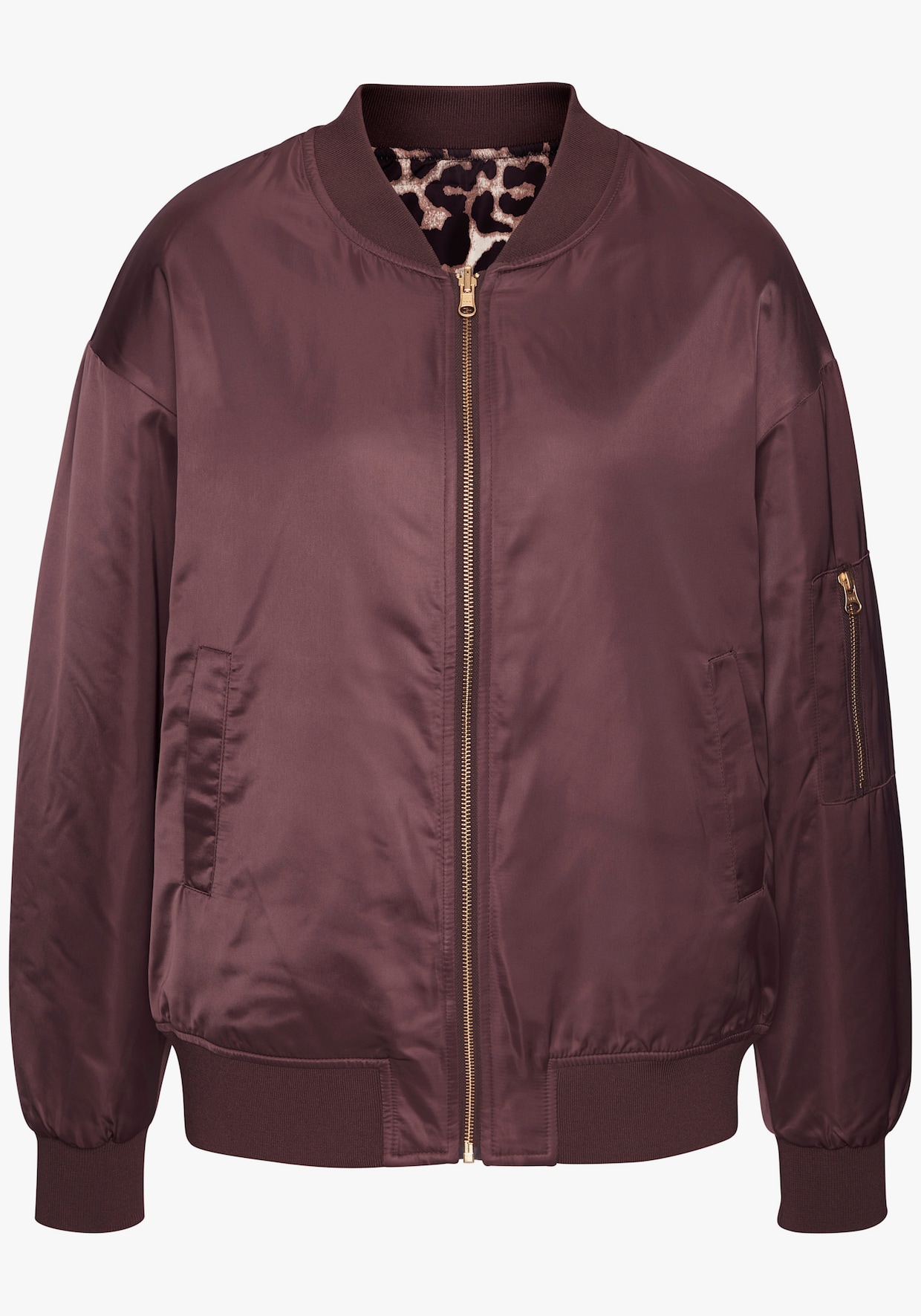 Buffalo Wendejacke - dunkelbraun-animal print