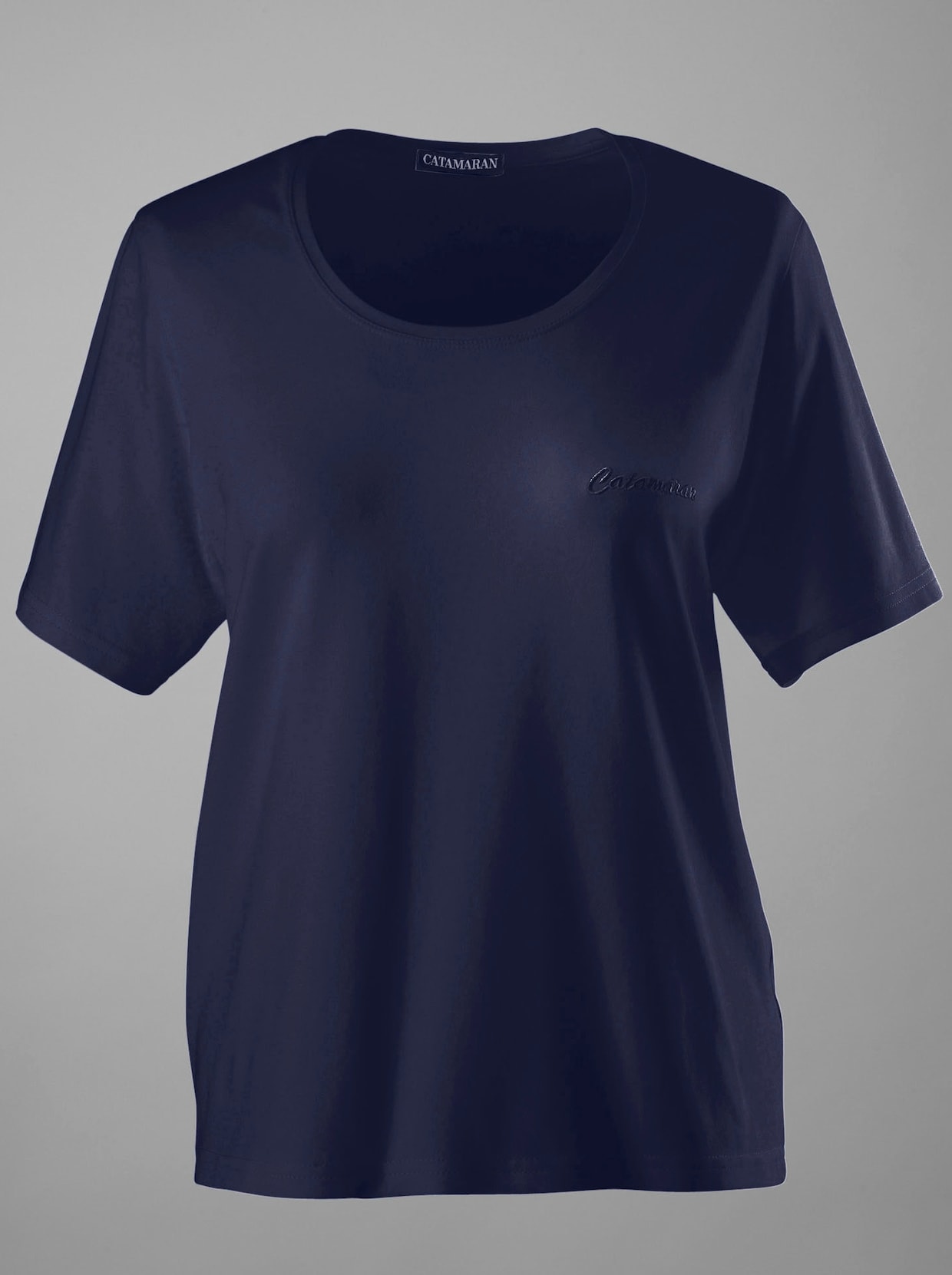Catamaran Sports T-shirt de sport - marine + bleu clair