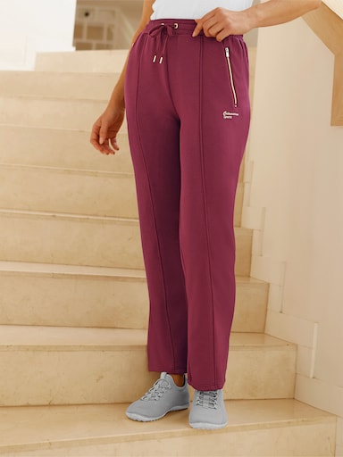 Catamaran Sports Freizeithose mit Kontrast-Paspel - bordeaux