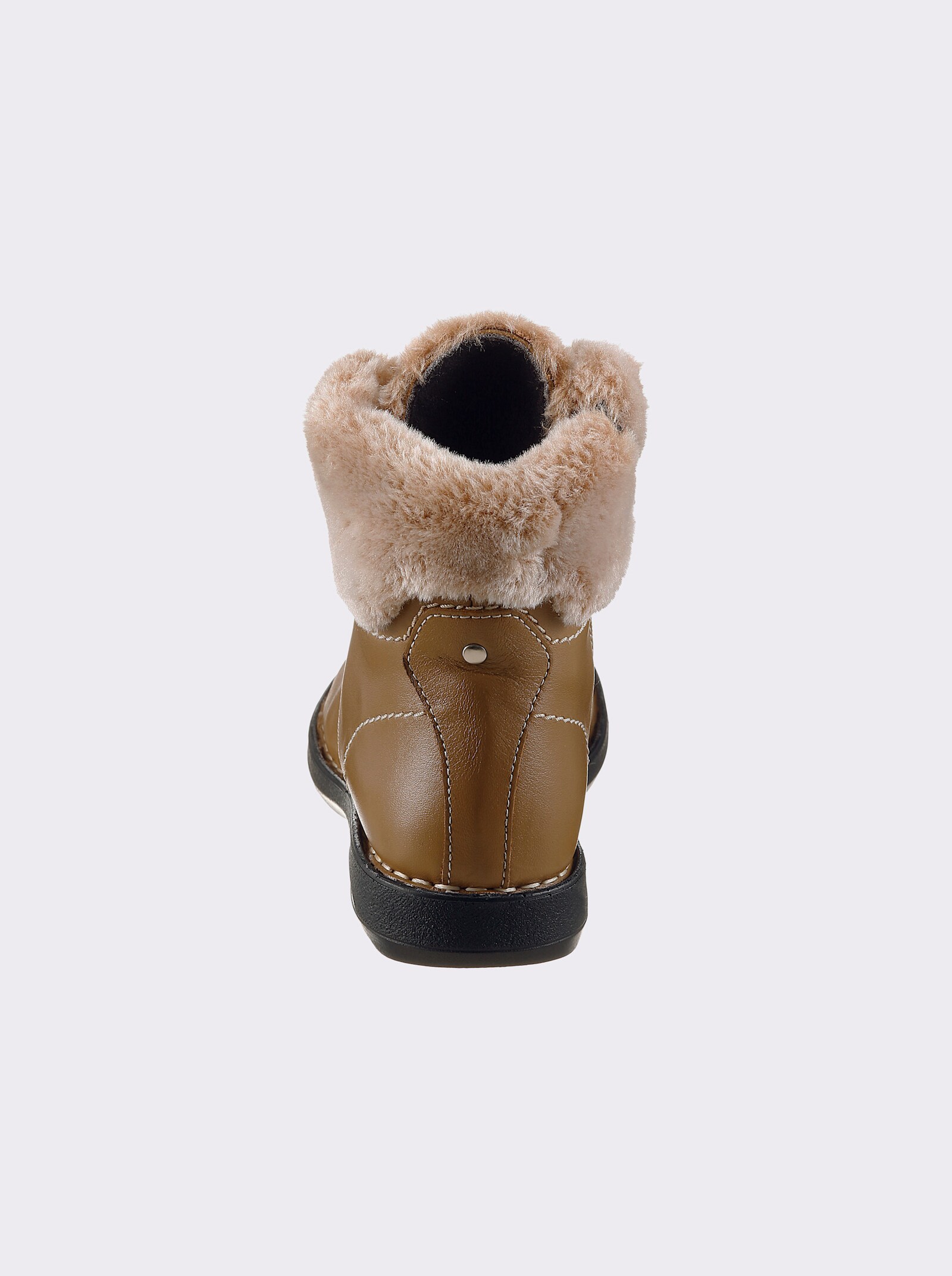 airsoft modern+ Stiefelette mit Futter - camel