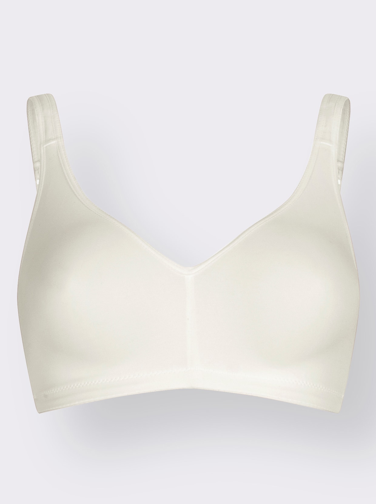 Naturana Soutien-gorge confort sans armatures - blanc + couleur ivoire