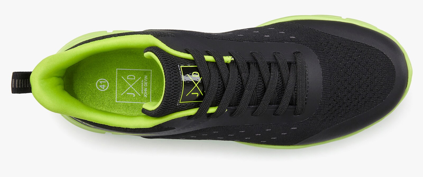 John Devin Sneaker - schwarz/gelb