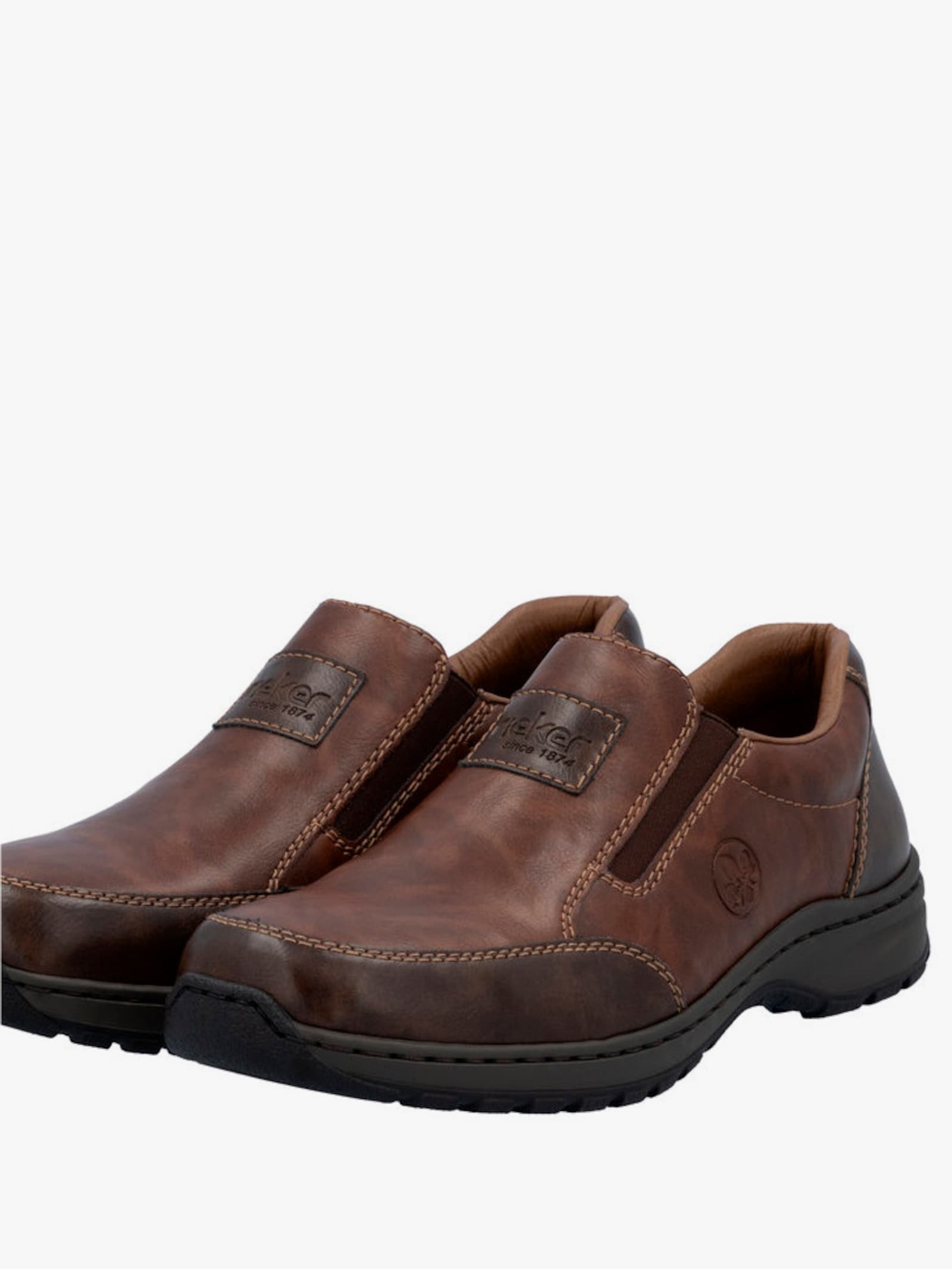 Rieker Slipper mit Wechselfußbett - braun
