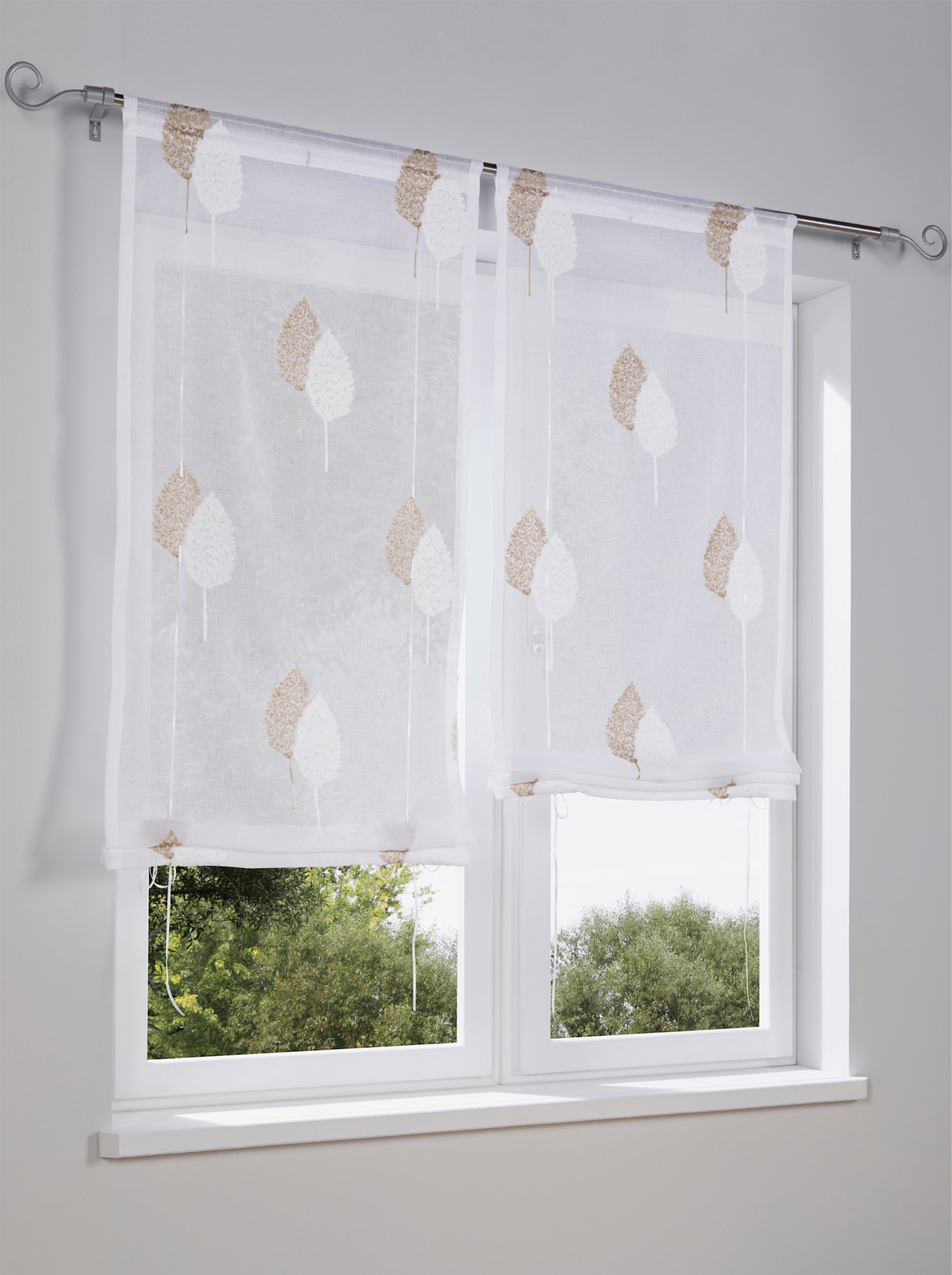 heine home Bändchenrollo - sand