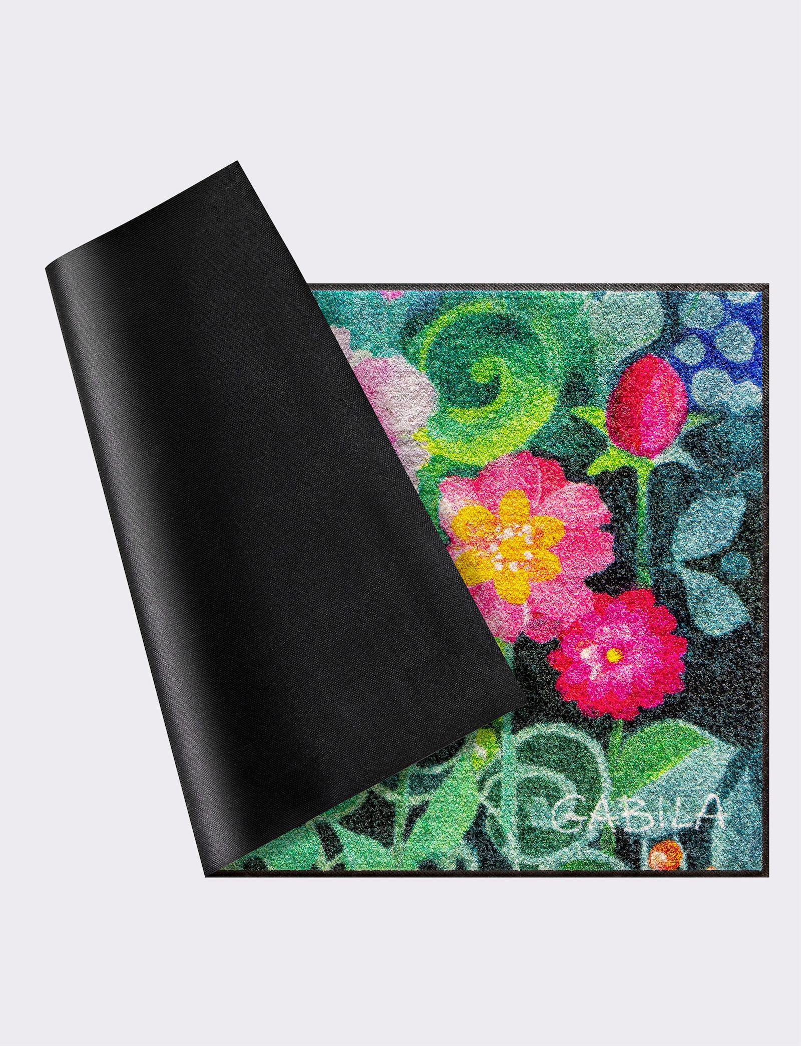 Salonloewe Fußmatte - grün-bunt