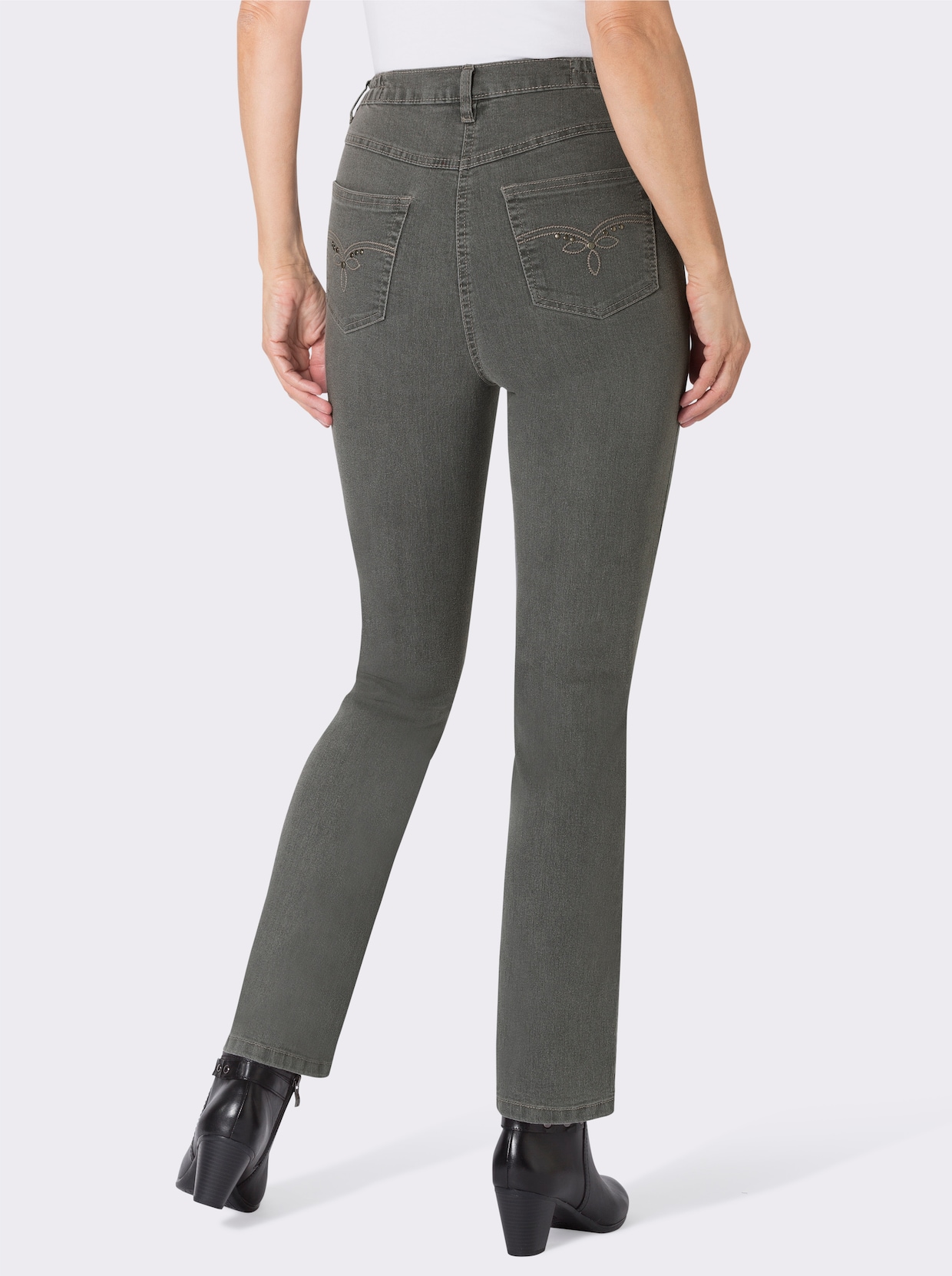 5-pocketjeans - grey-denim