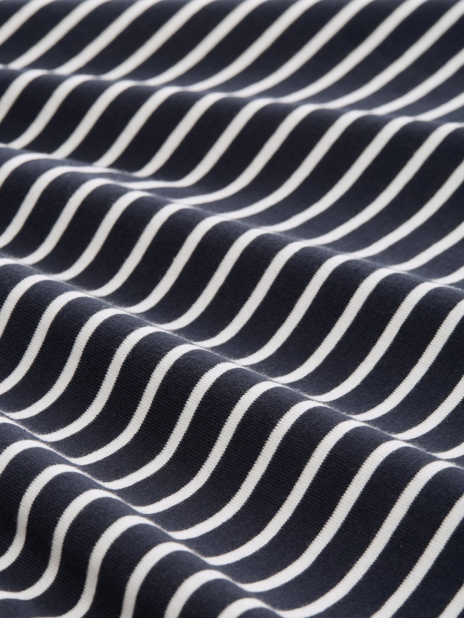 Langarmshirt - navy offwhite tee stripe