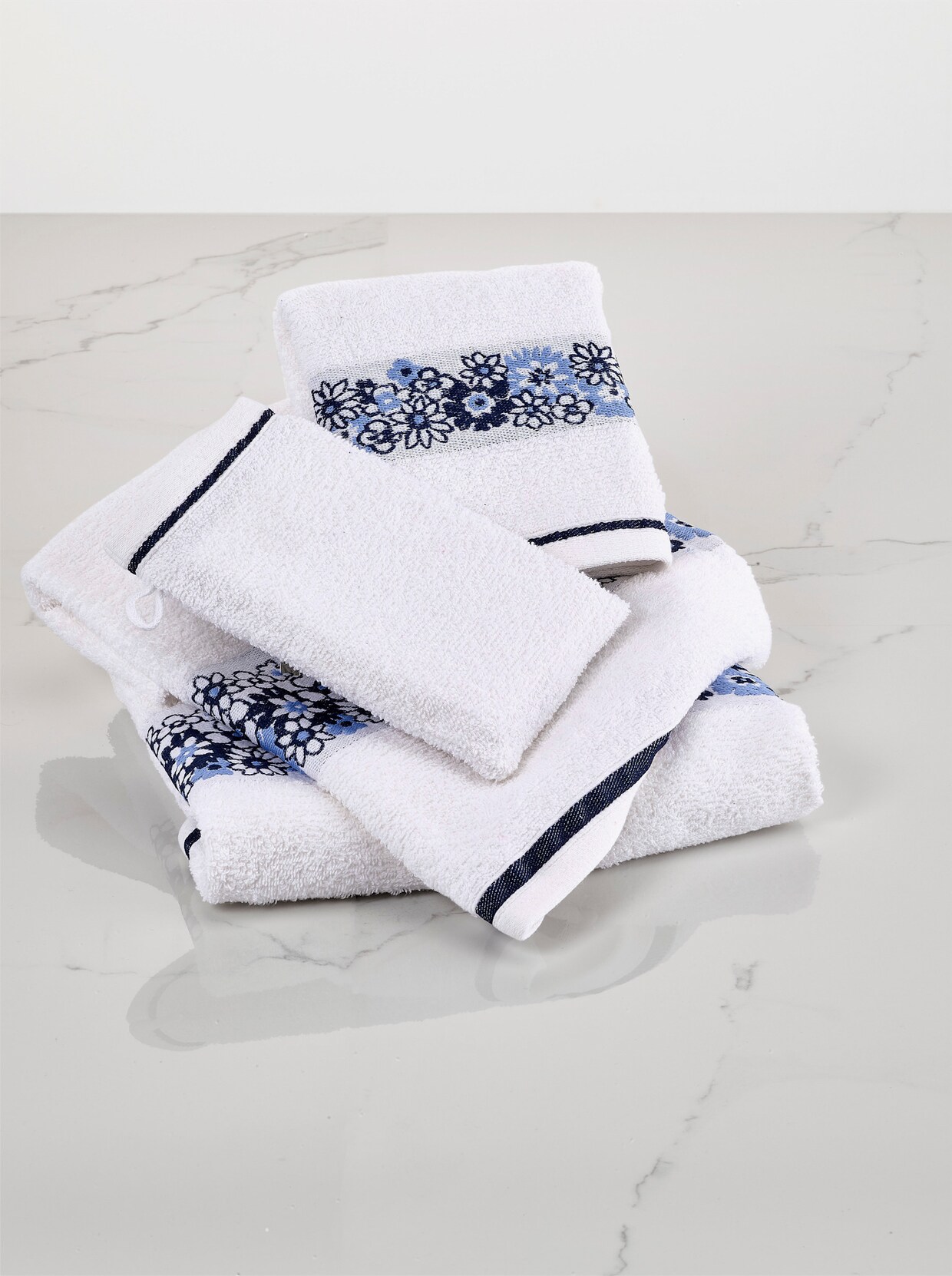 Handtuch-Set - weiß