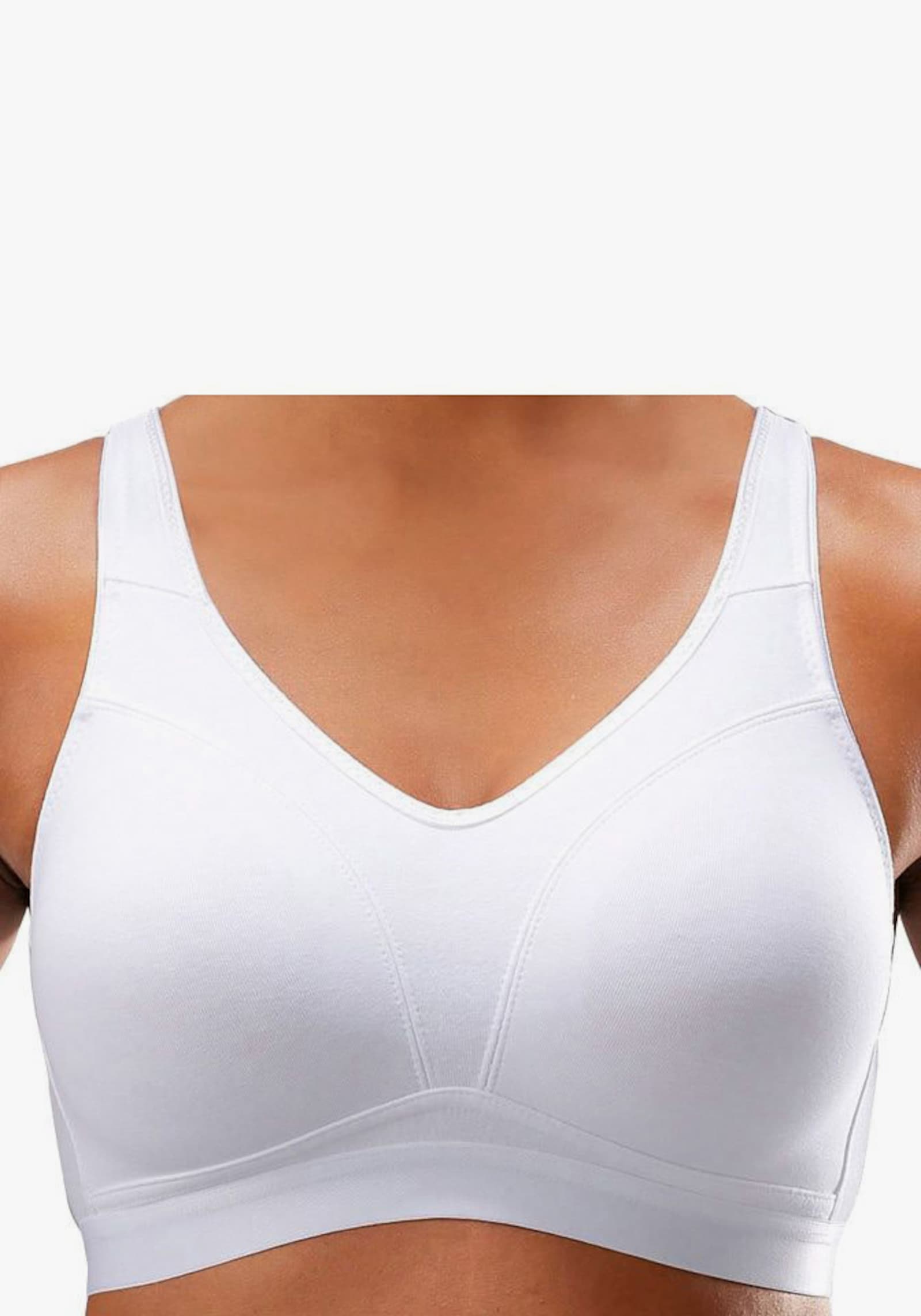 petite fleur Soft-BH - weiß+mint