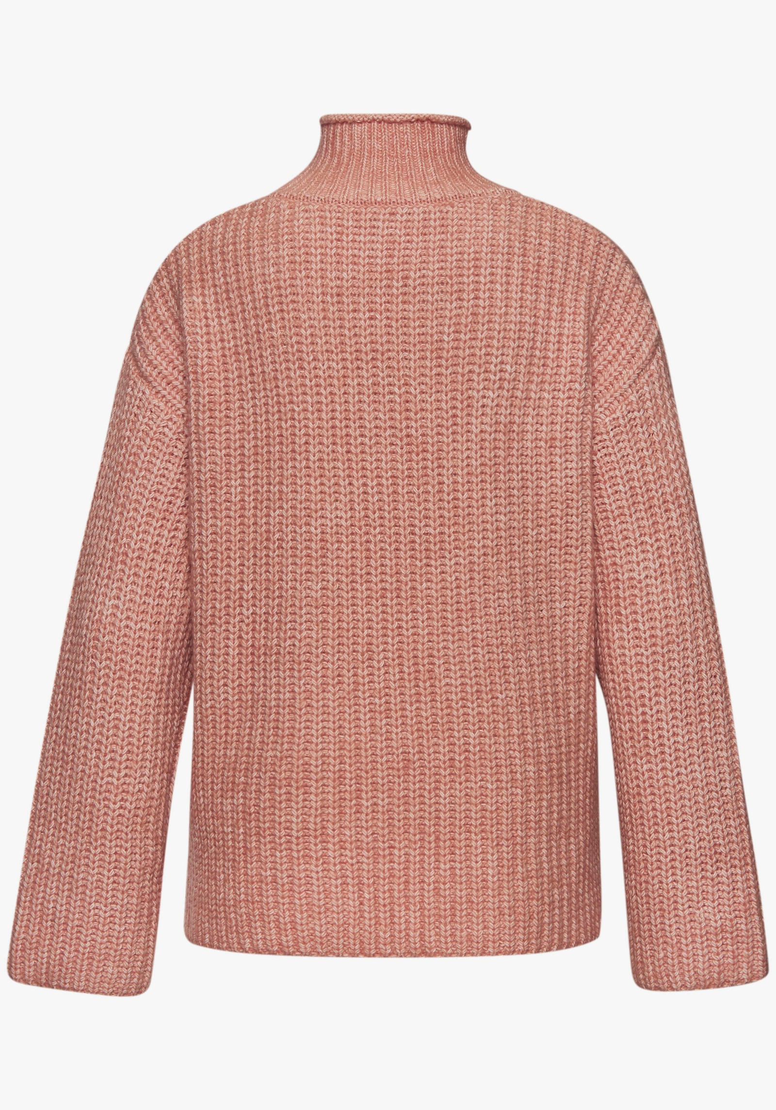 Buffalo Stehkragenpullover - rosenholz meliert