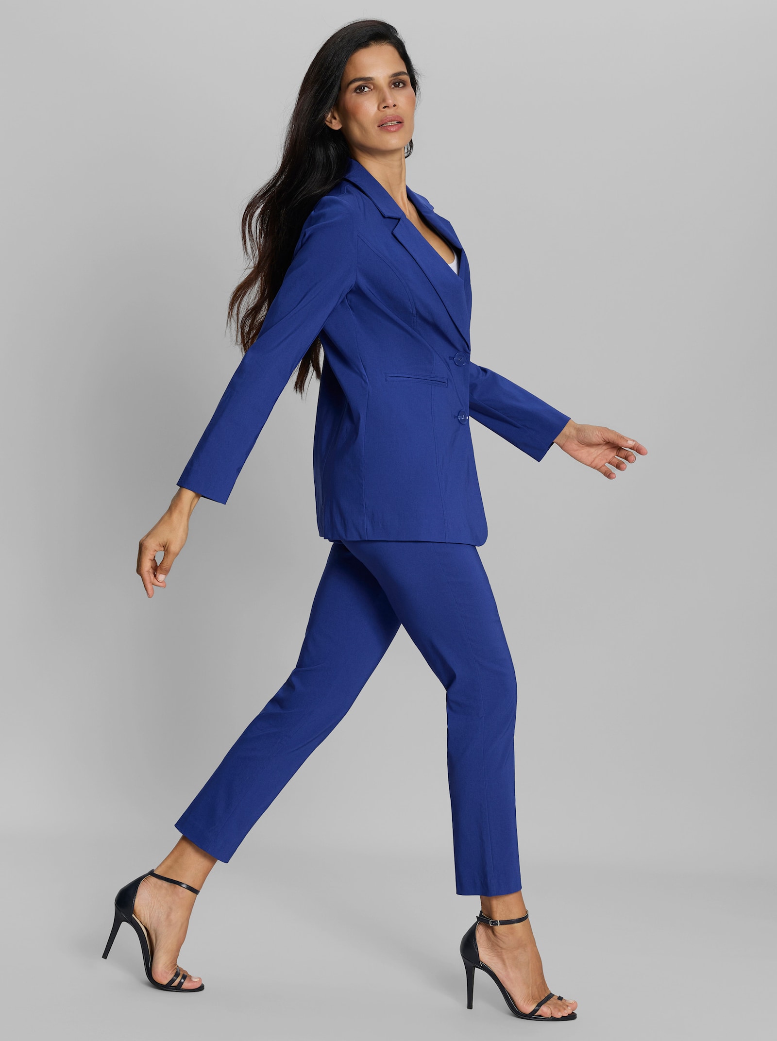 heine Hosenanzug in bequemer Stretch-Qualität - royalblau