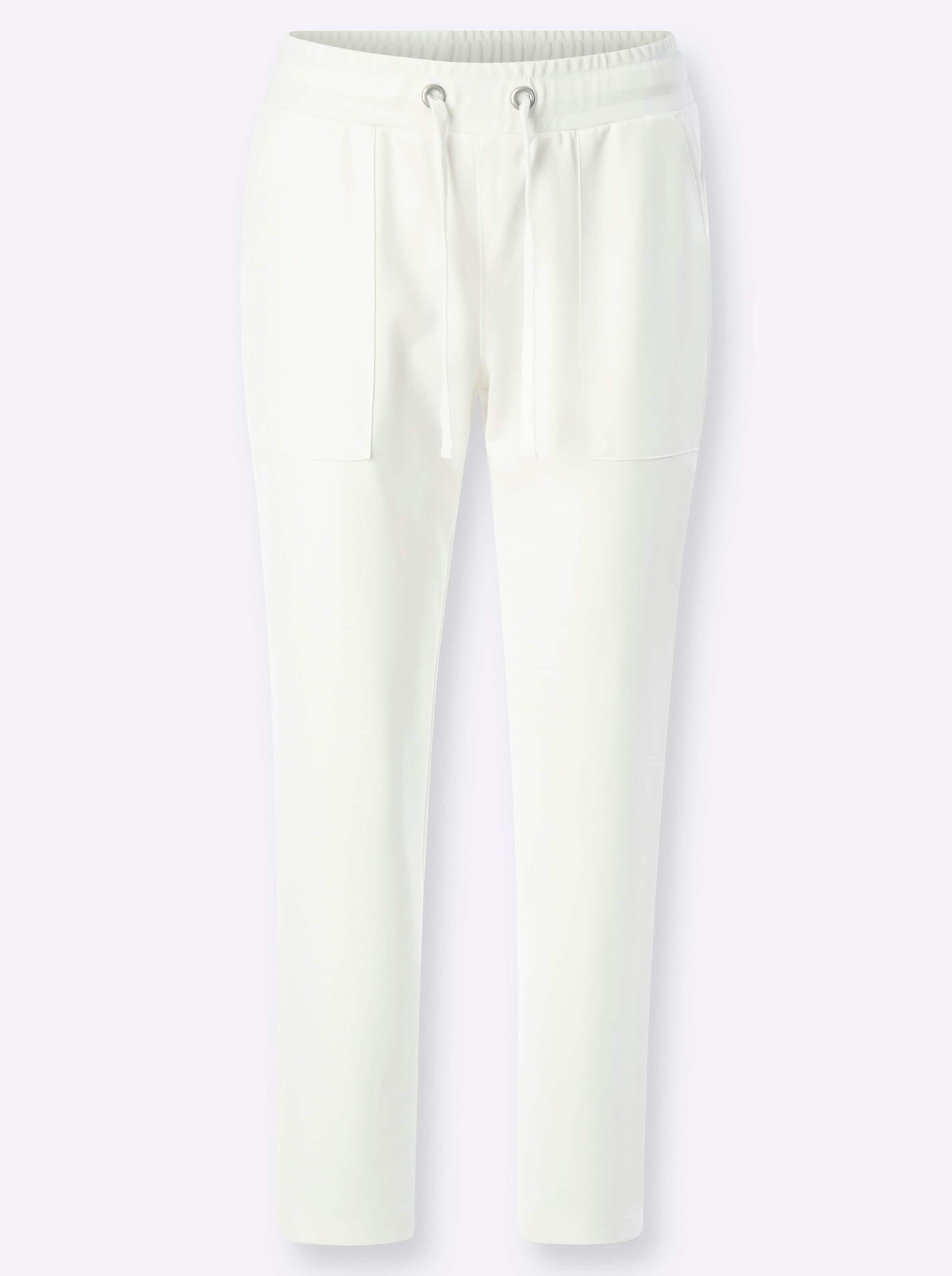 Casual Looks Damen Ecru Jerseyhose von Baur - Bild 2