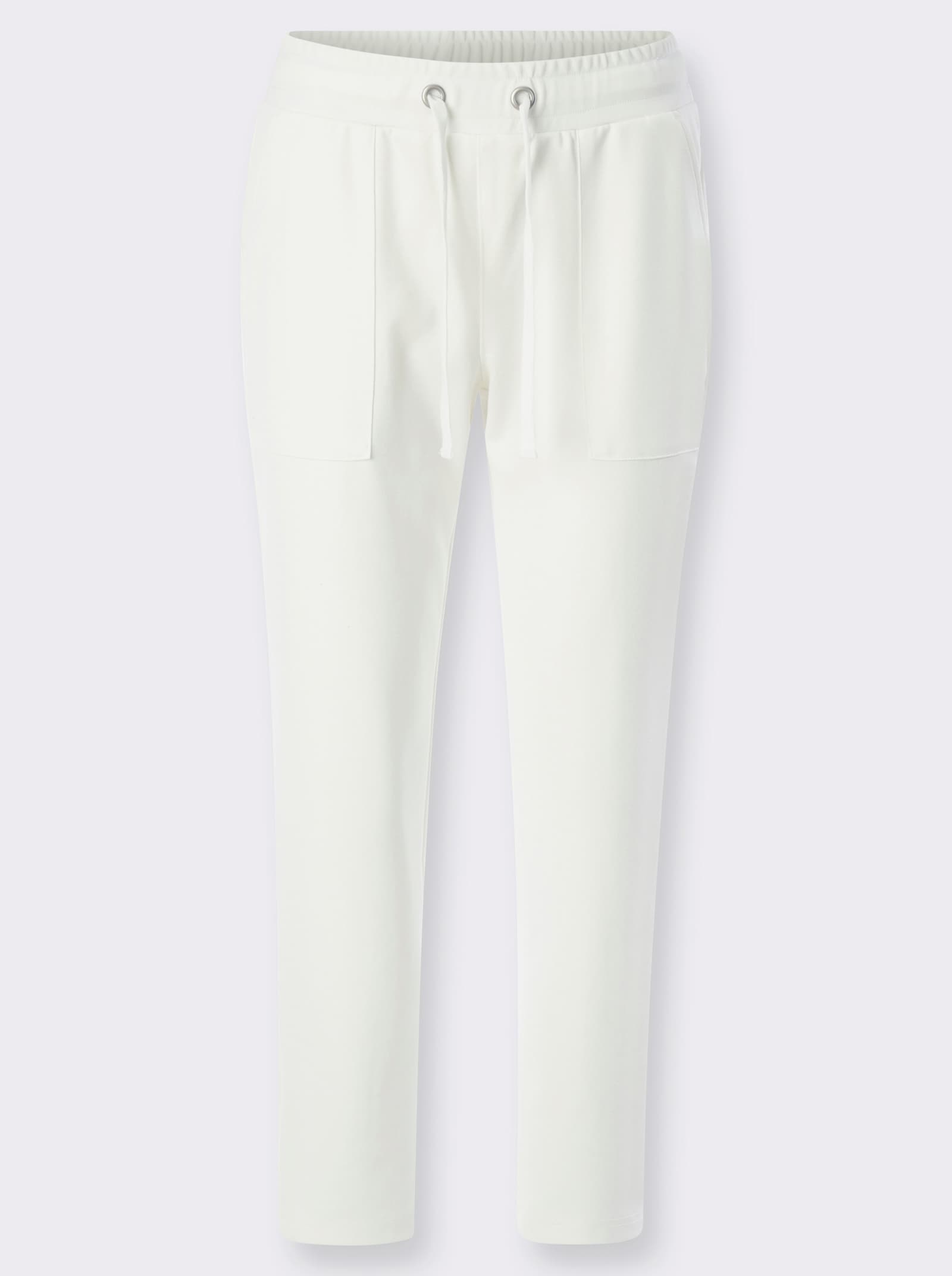 Jerseyhose in formstabiler Qualität - ecru