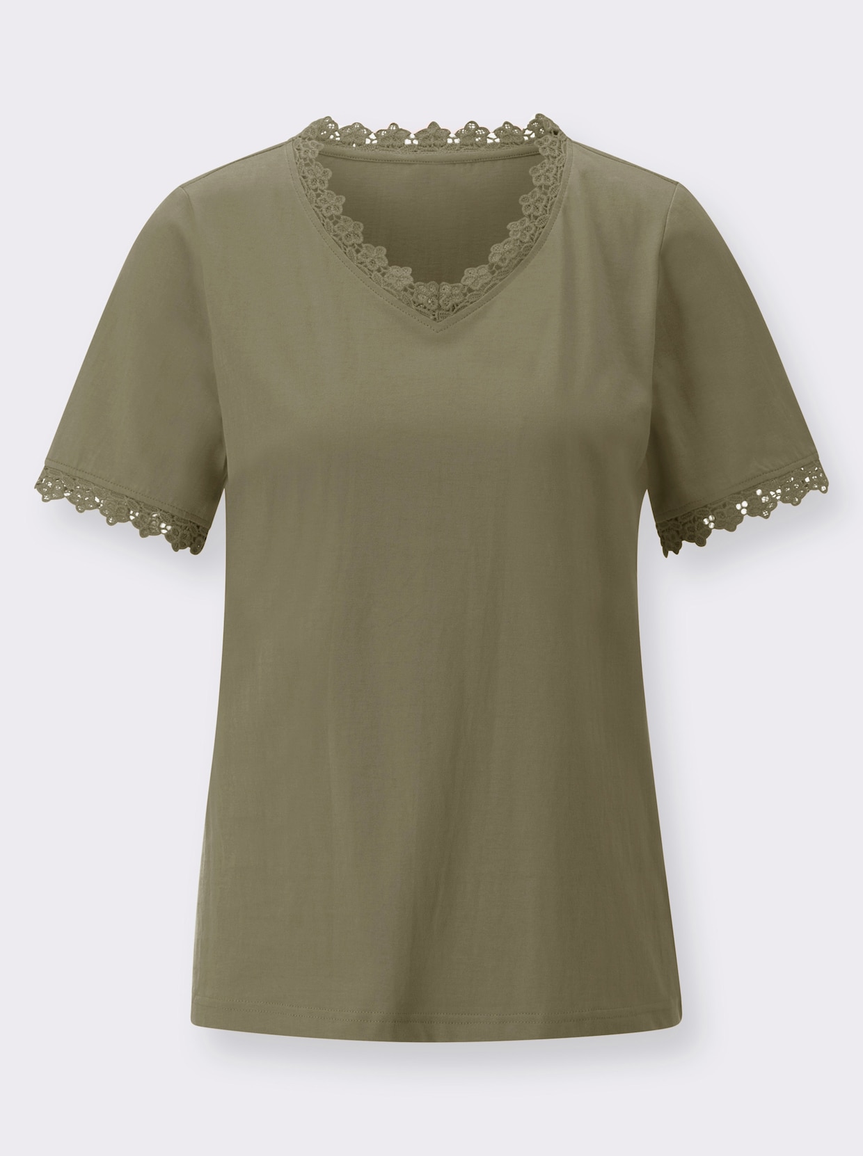 V-Shirt - khaki