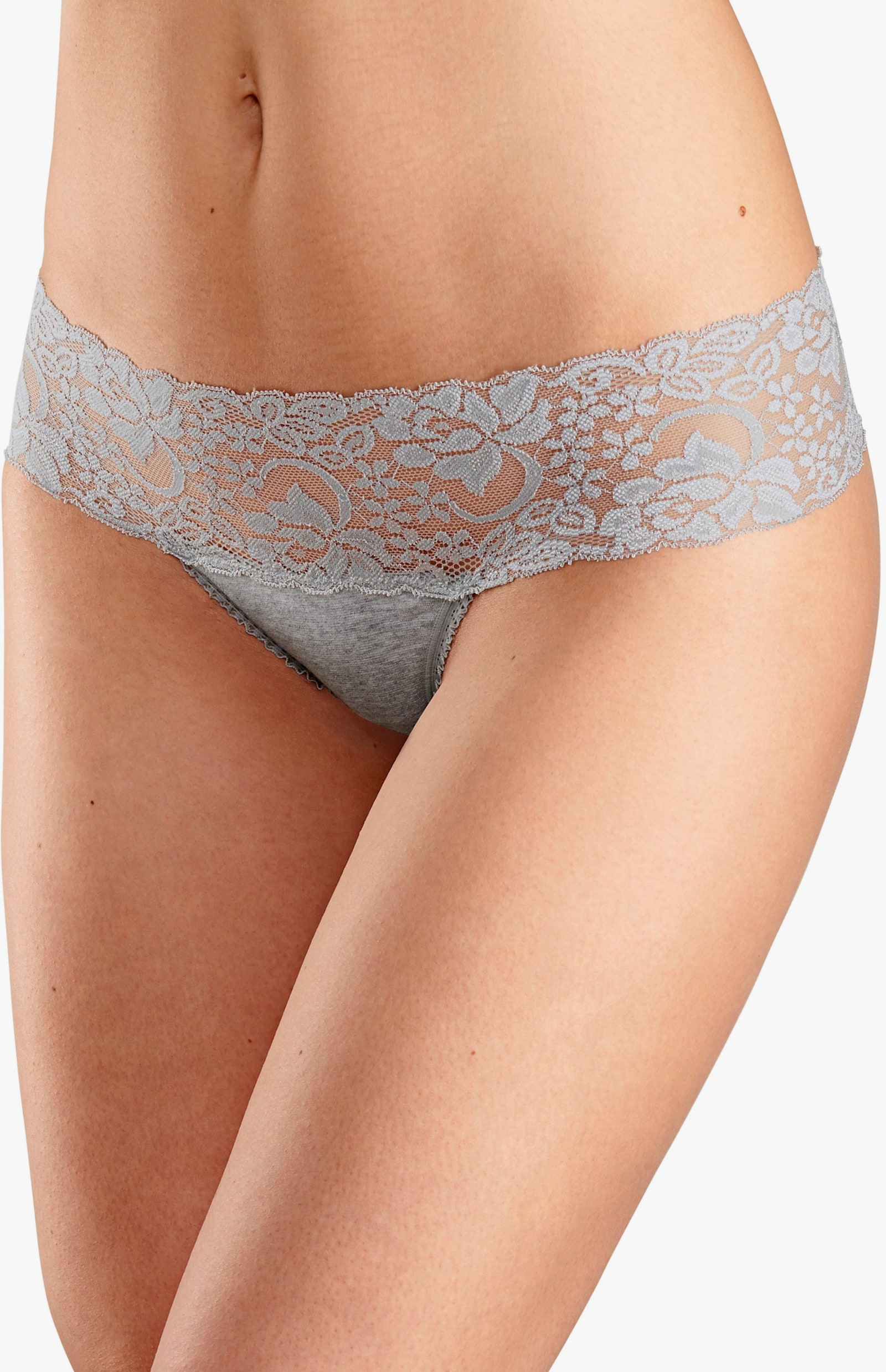 Vivance String - weiß, grau-meliert, schwarz