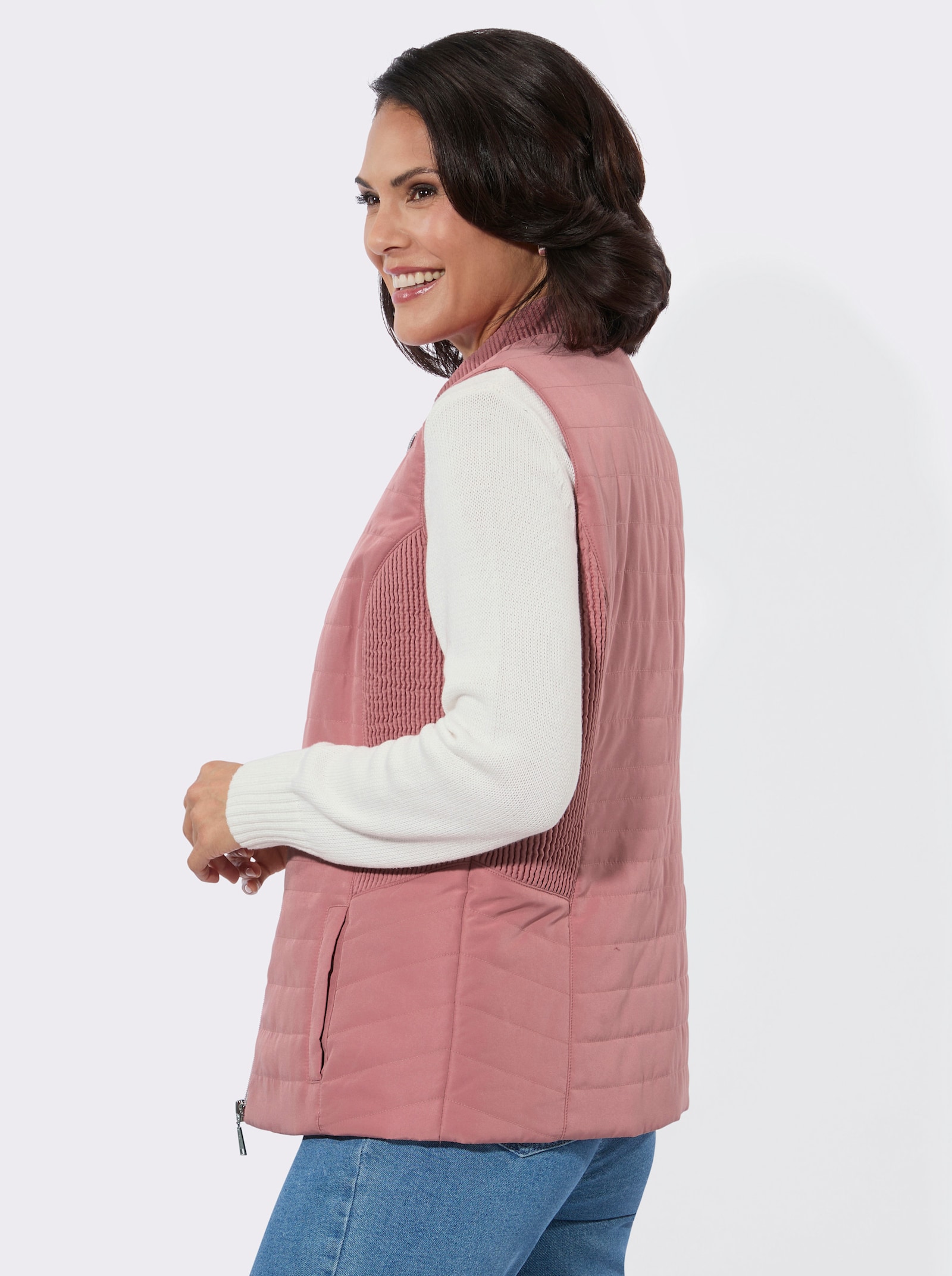 Steppweste - rosenholz