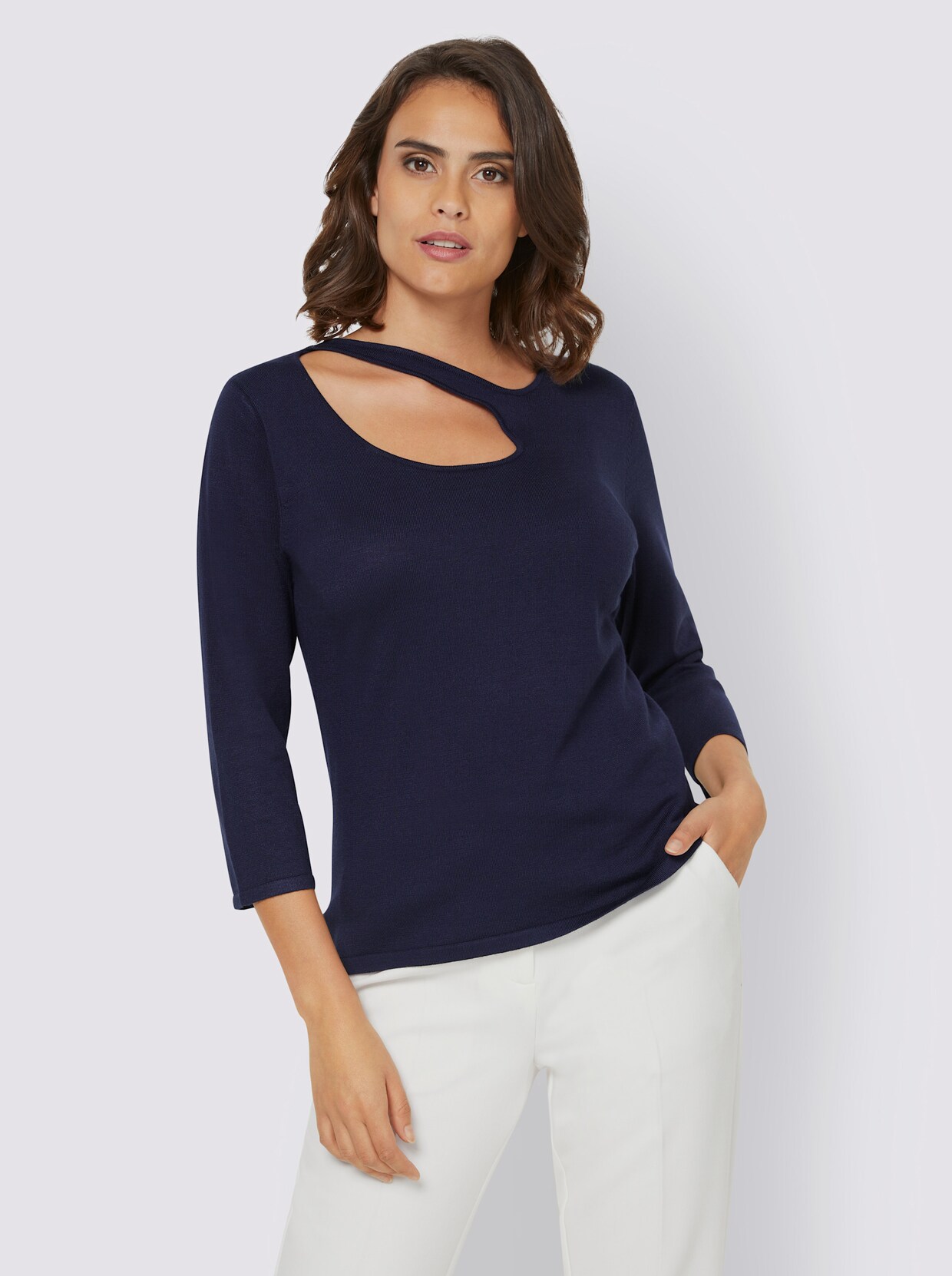 heine Pullover - nachtblau