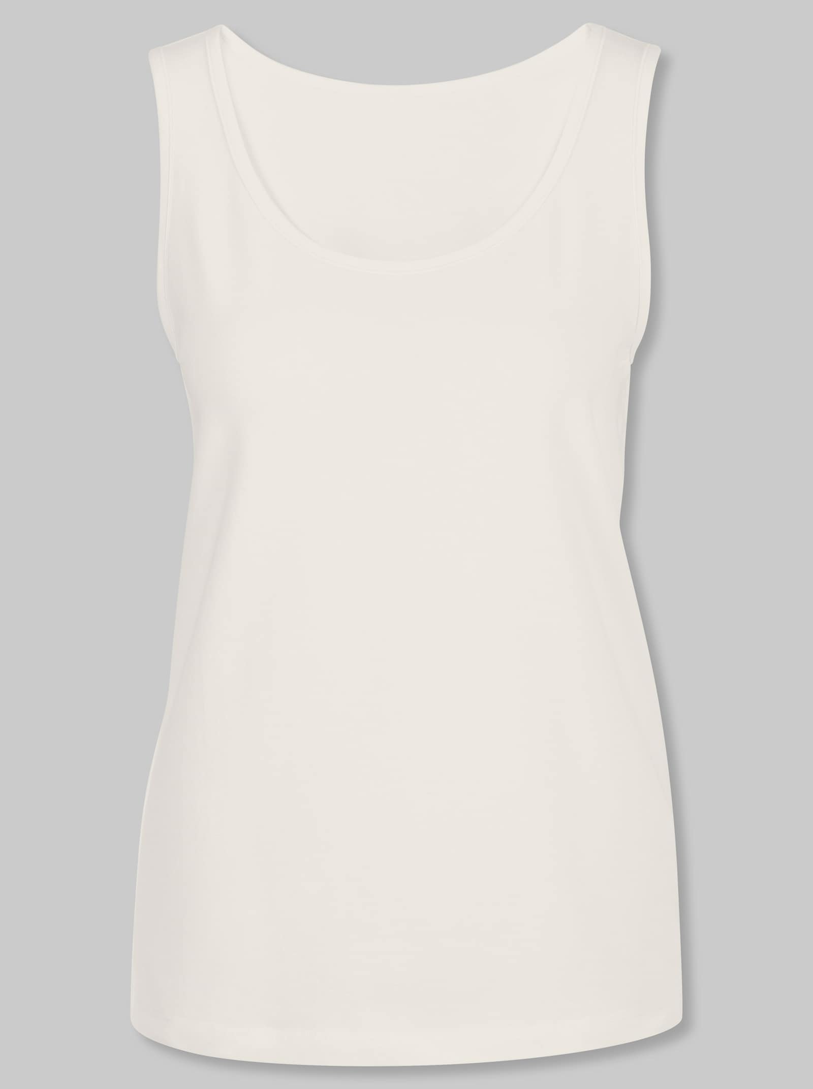 heine Shirttop mit Rundhals-Ausschnitt - ecru