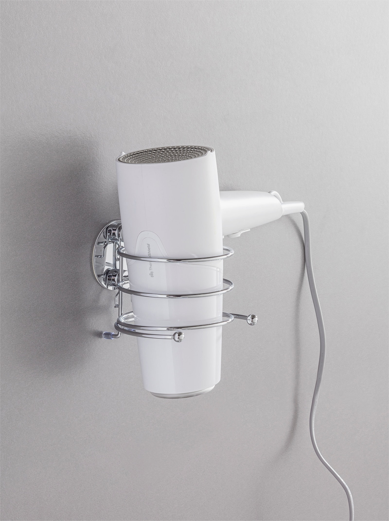 heine home Haartrocknerhalter - silberfarben