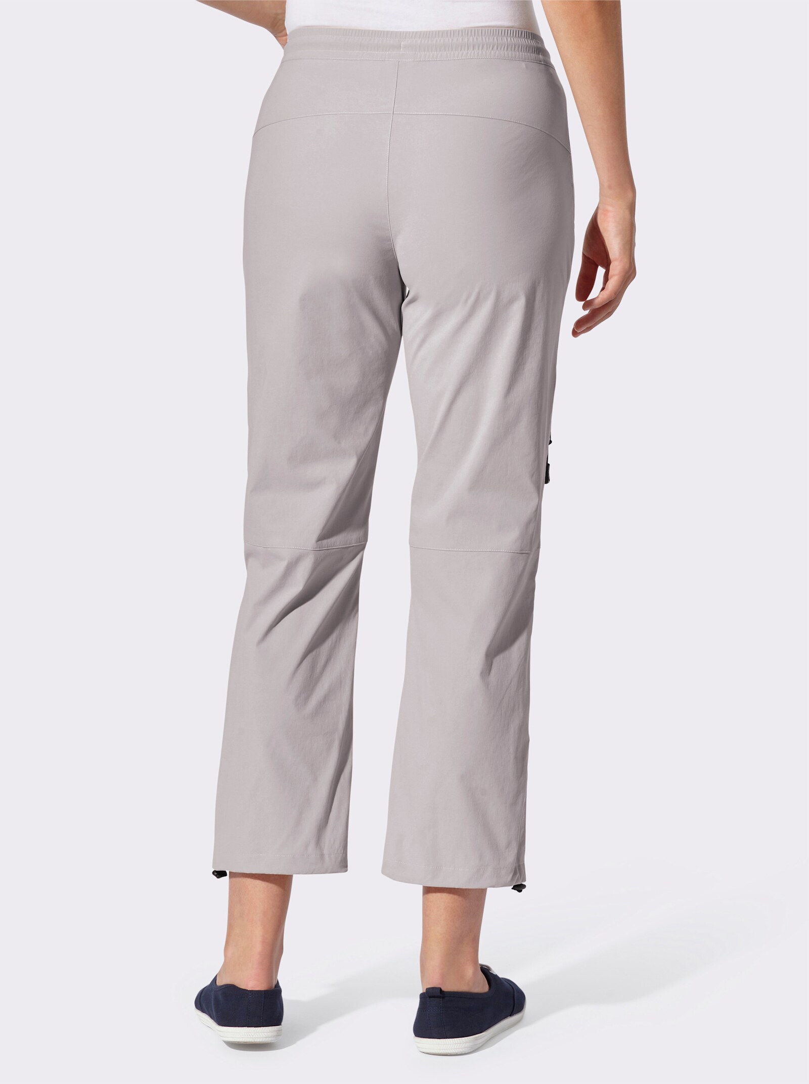 Funktionshose in 7/8-Länge - steingrau