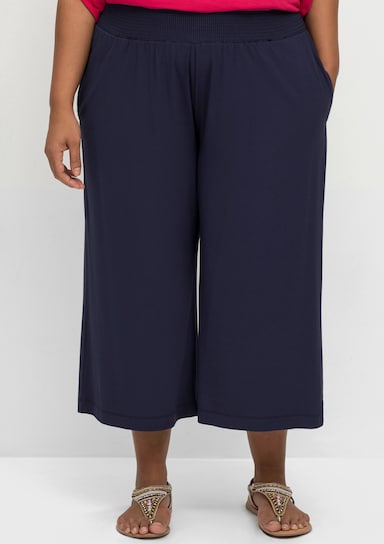 sheego Schlupfhose in 3/4-Länge - marine