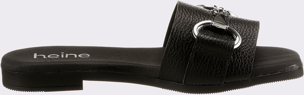 heine Slippers - zwart