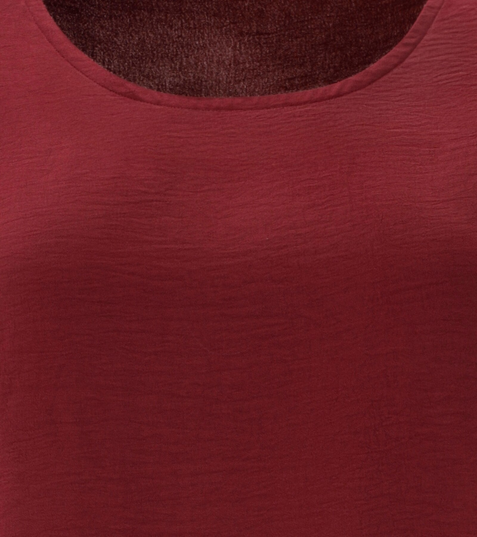 Aniston PLUS Schlupfbluse - dunkelrot