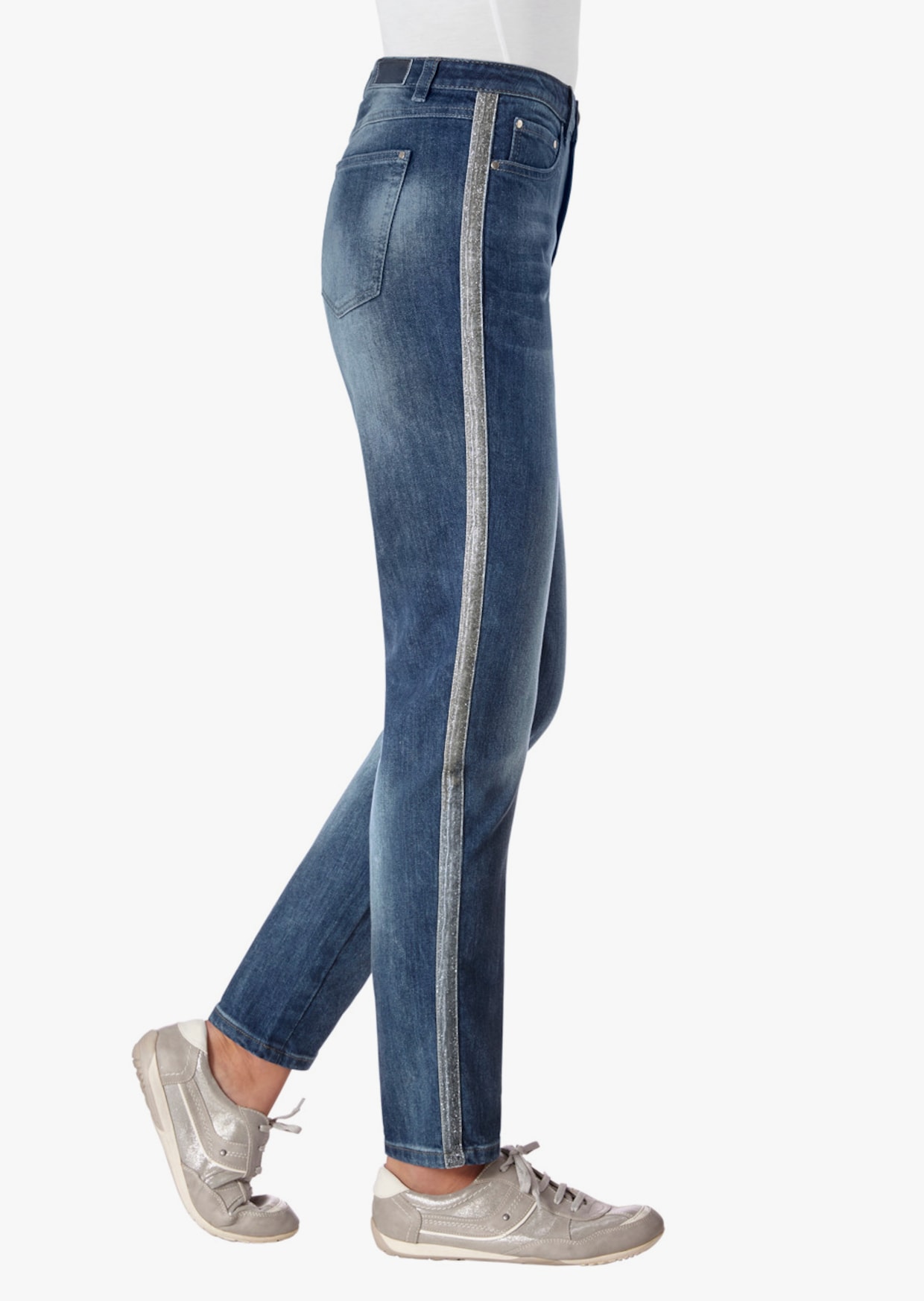 5-Pocket-Jeans - blue-stone-washed