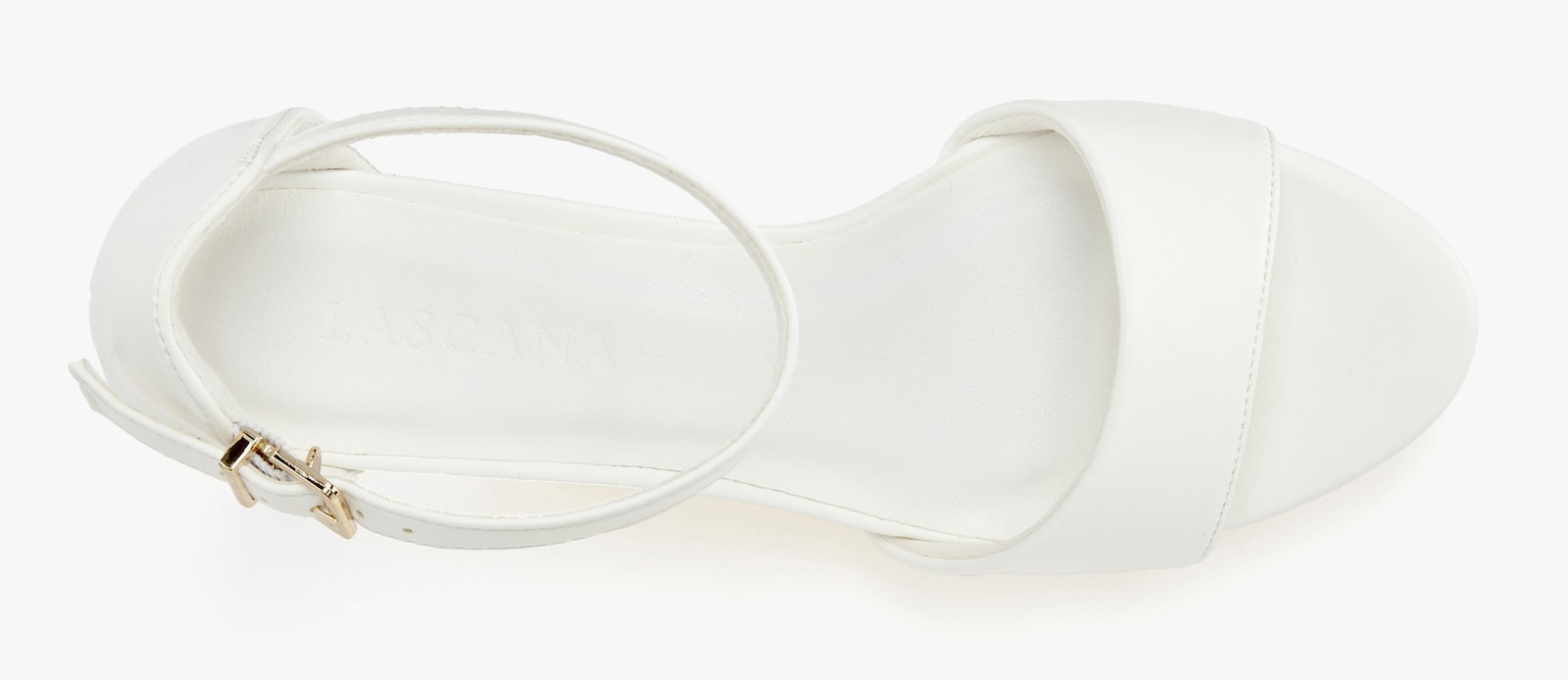 LASCANA High-Heel-Sandalette - weiß