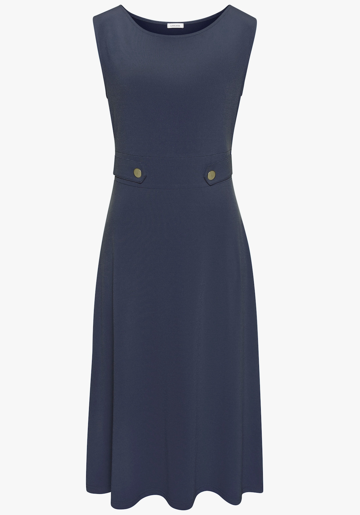 LASCANA Midi-jurk - blauw