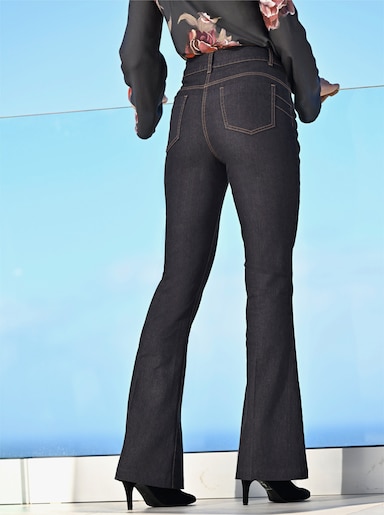 heine Bauchweg-Hose - black denim