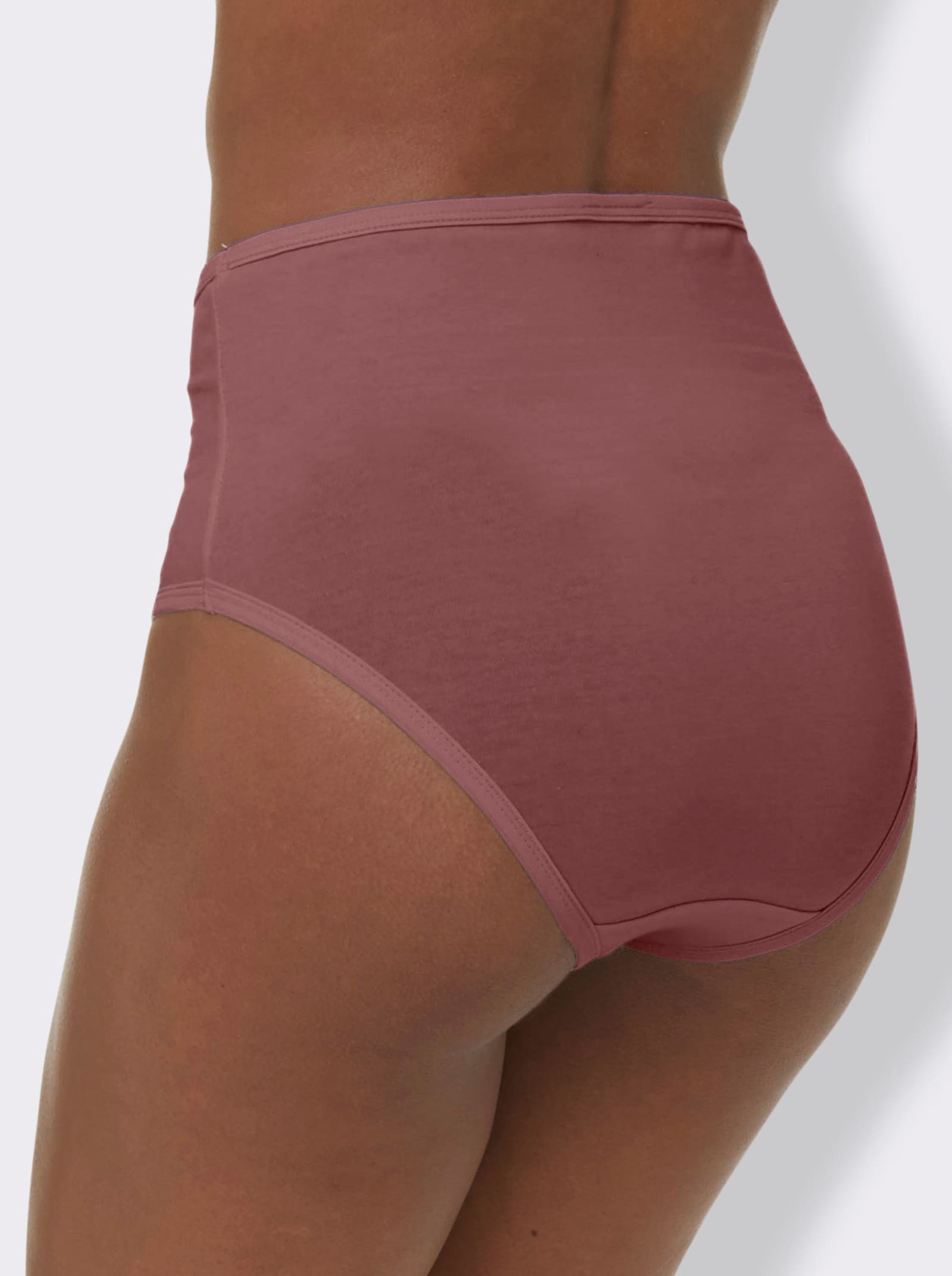 wäschepur Taillenslip mit elastischen Beinabschlüssen - bleu + marine + bordeaux