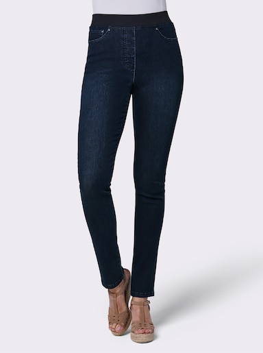 CREATION L PREMIUM Jeans van katoen en lyocell - dark-blue