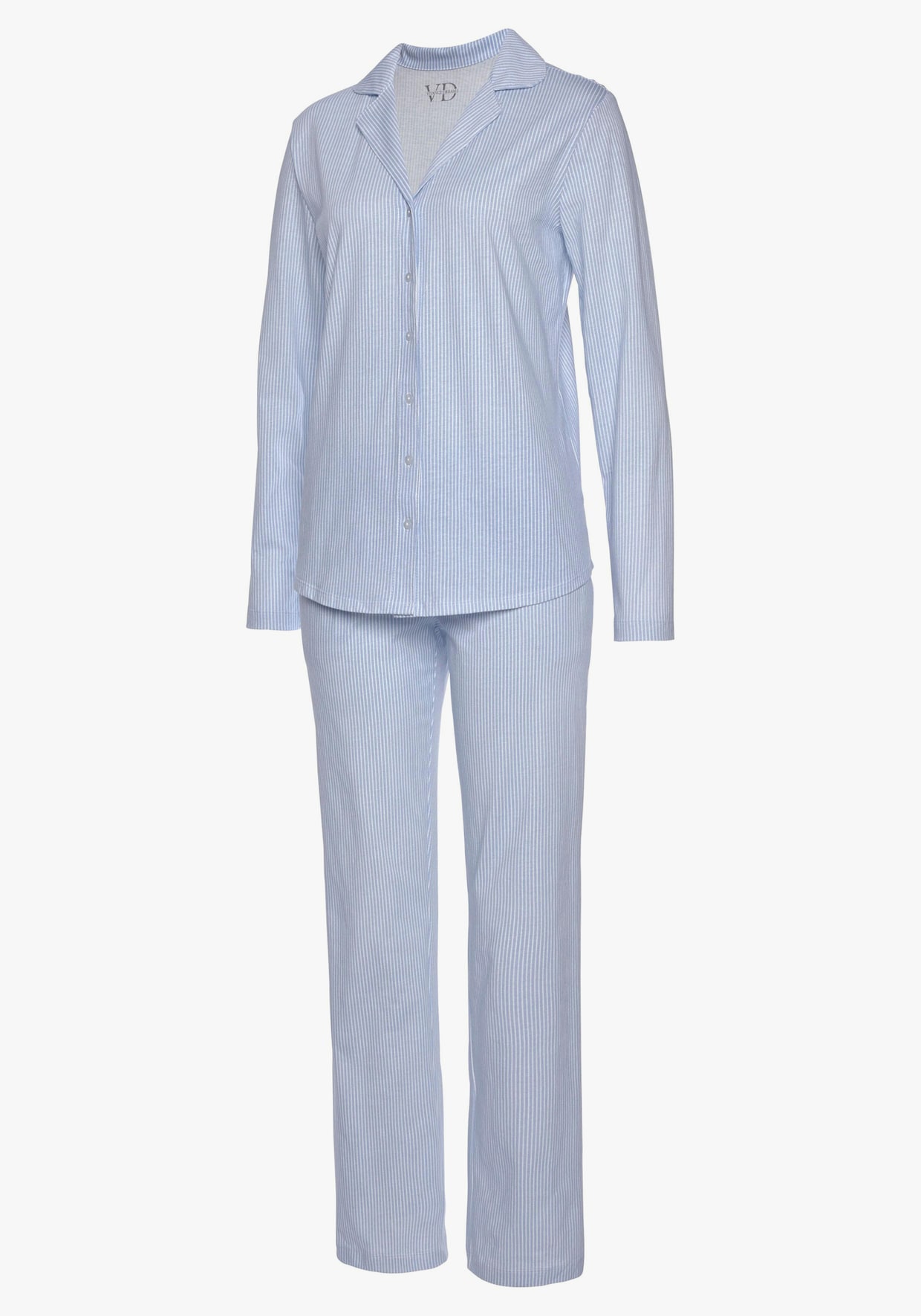 Vivance Dreams Pyjama - blauw/wit